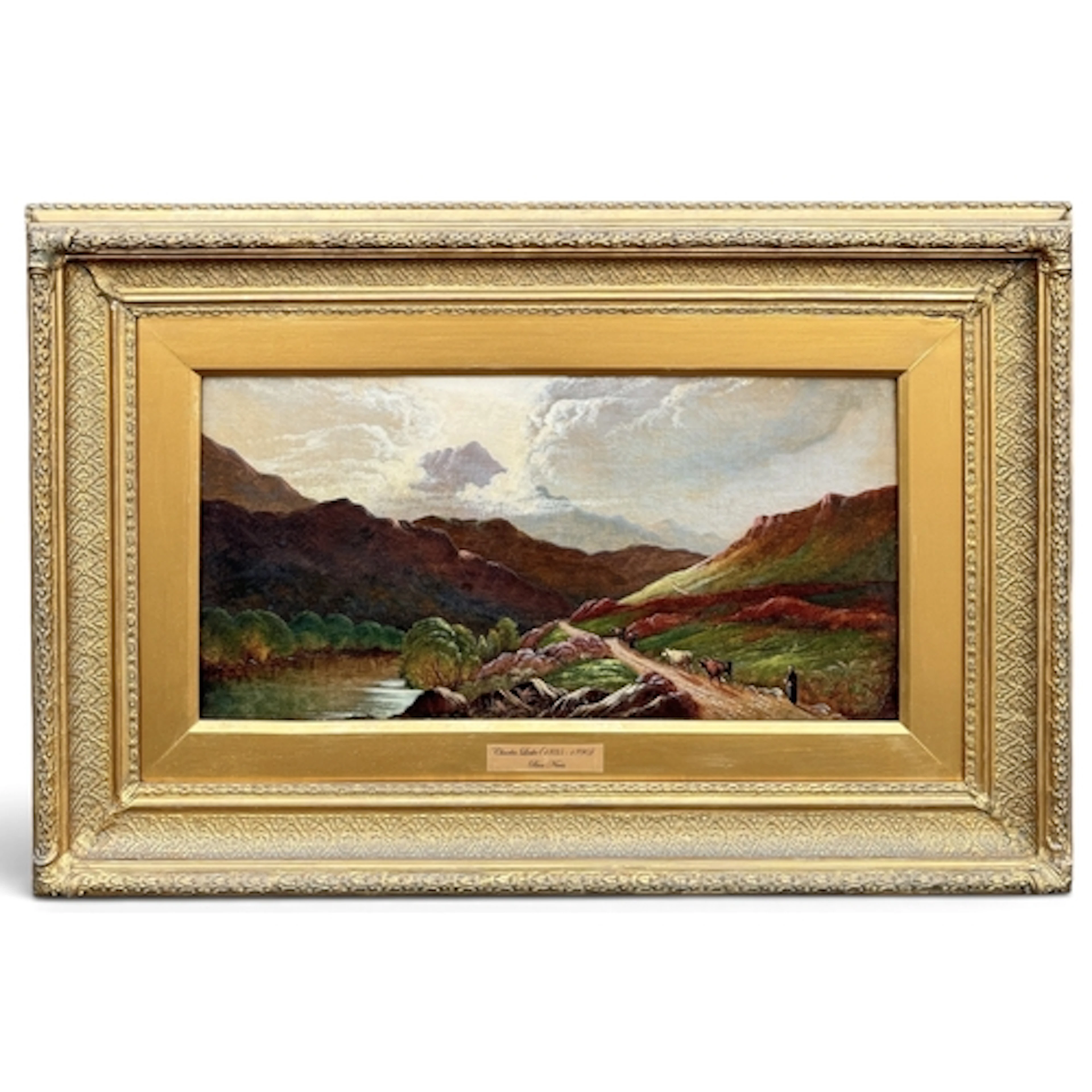 CHARLES LESLIE (BRITISH 1839-1890): BEN NEVIS Oil on canvas....