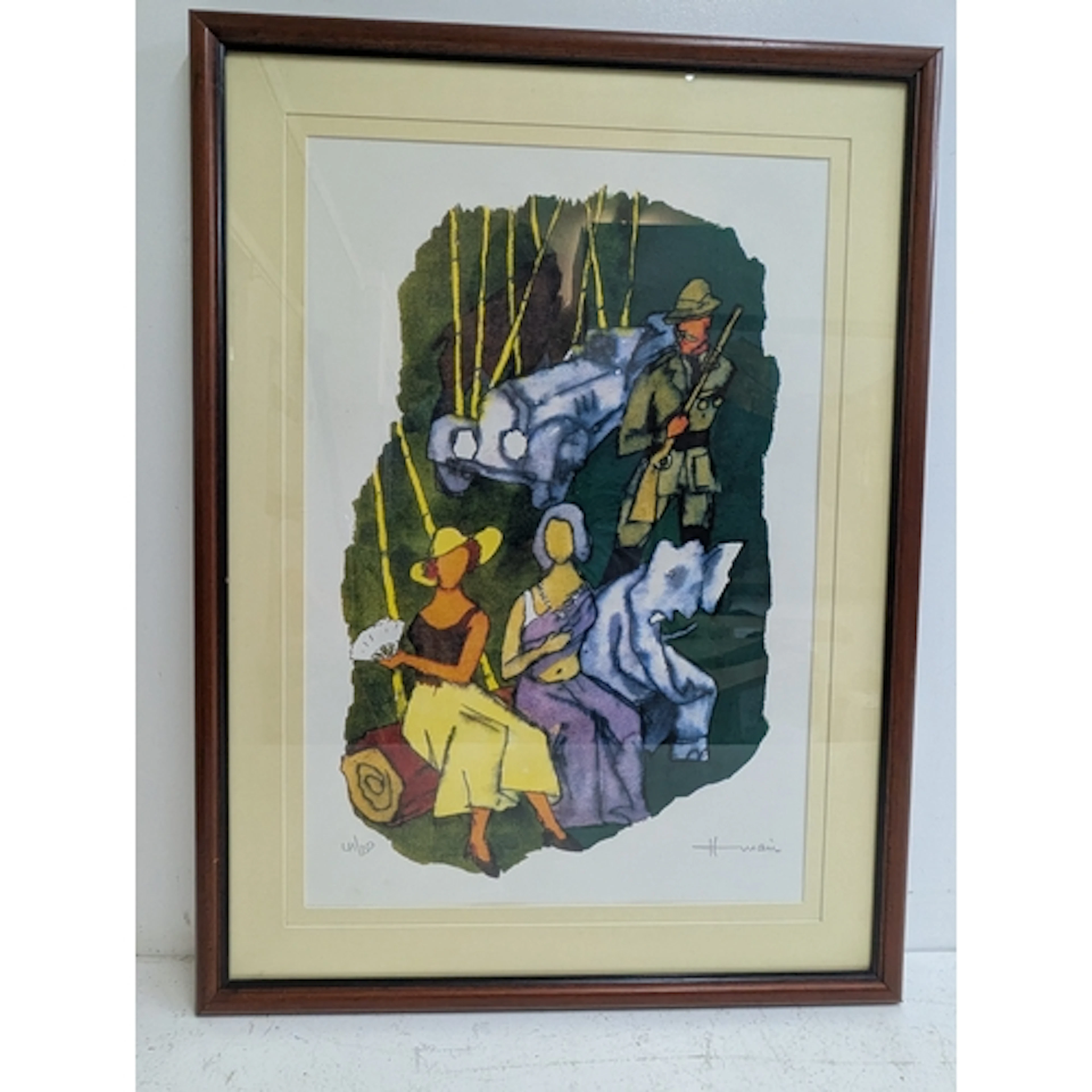 Maqbool Fida Husain (Indian 1915-2011) limited edition print...
