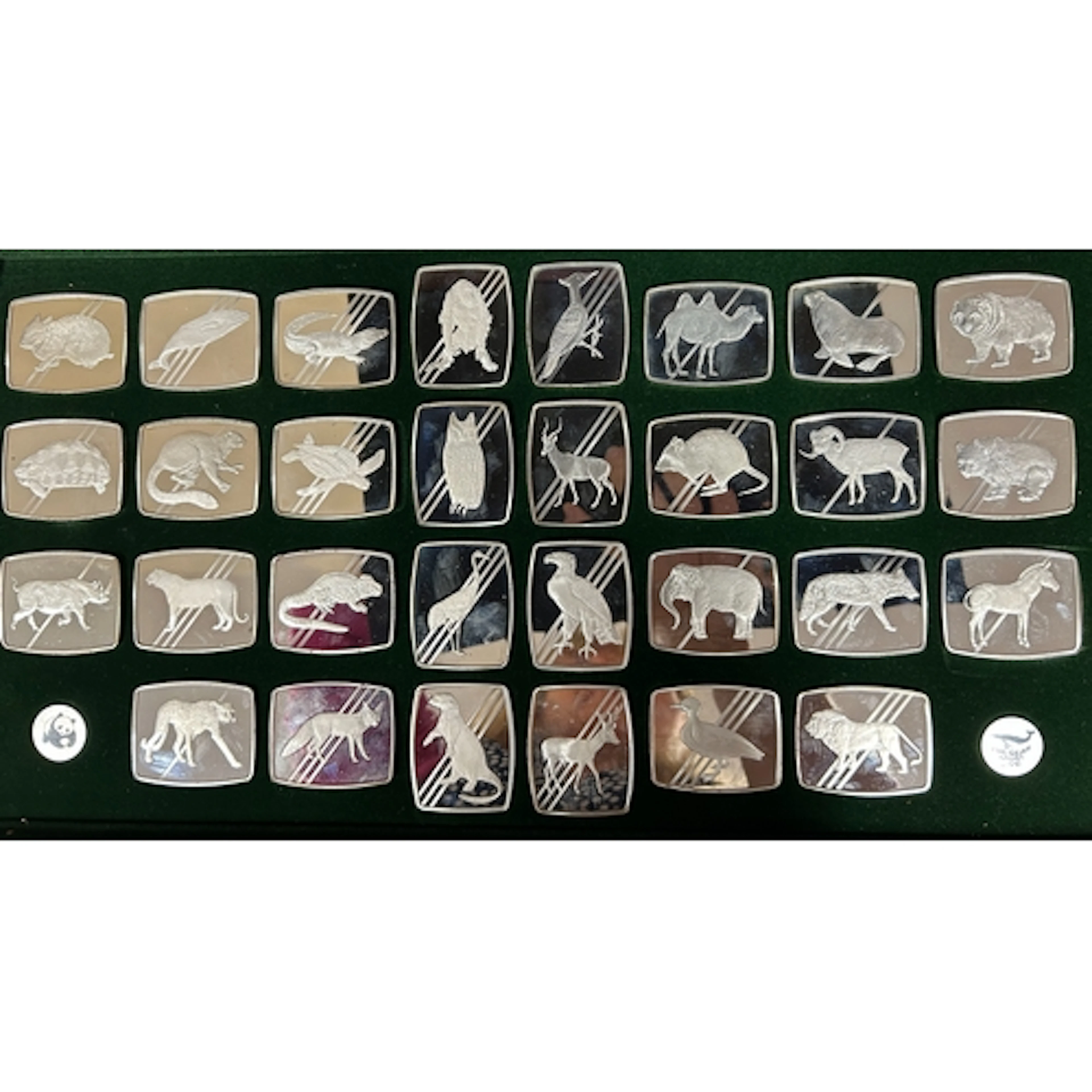 The Official World Wildlife Collection of Sterling Silver In...