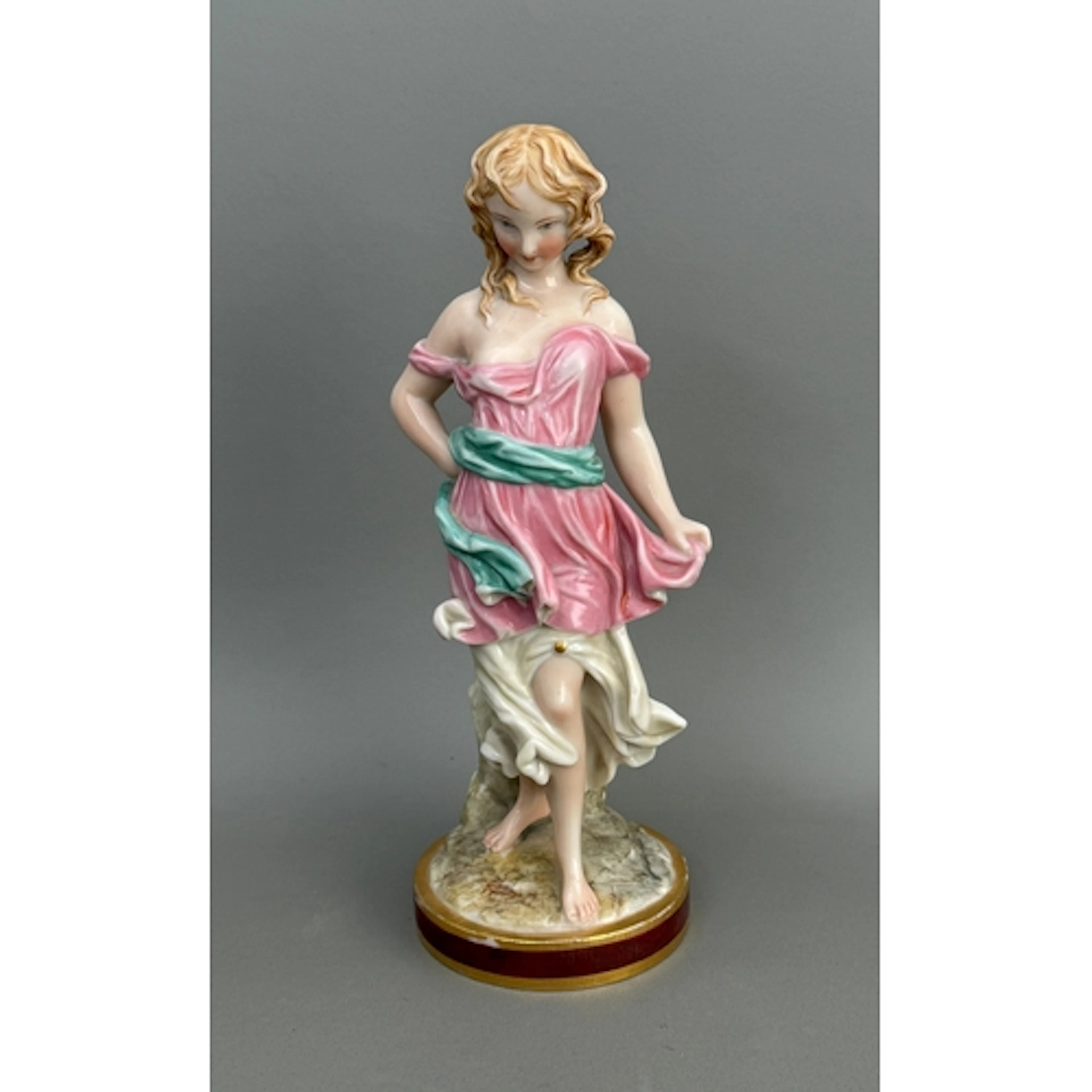 A Royal Worcester porcelain figure of 'The Wind Maiden' - af...