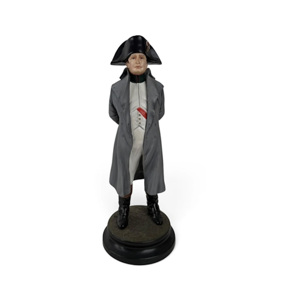 A MICHAEL SUTTY PORCELAIN FIGURE - NAPOLEON BONAPARTE 1815 L...