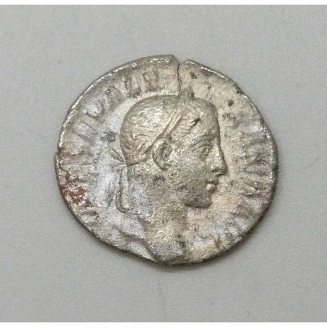 Coins - an Ancient Roman silver Denarius of Severus Alexande...