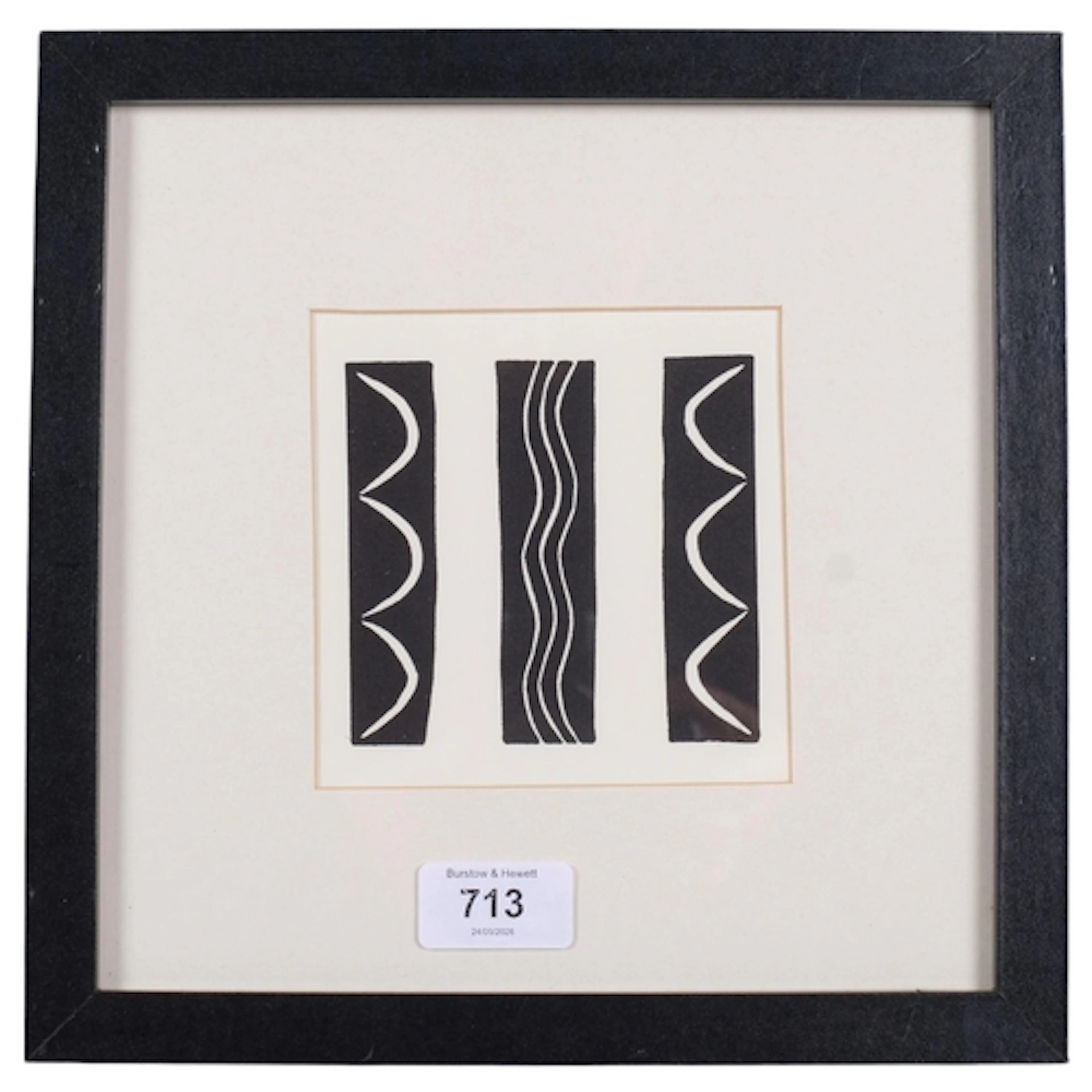 Breon O’Casey (1928-2011), linocut on paper, Untitled, 9.5cm...