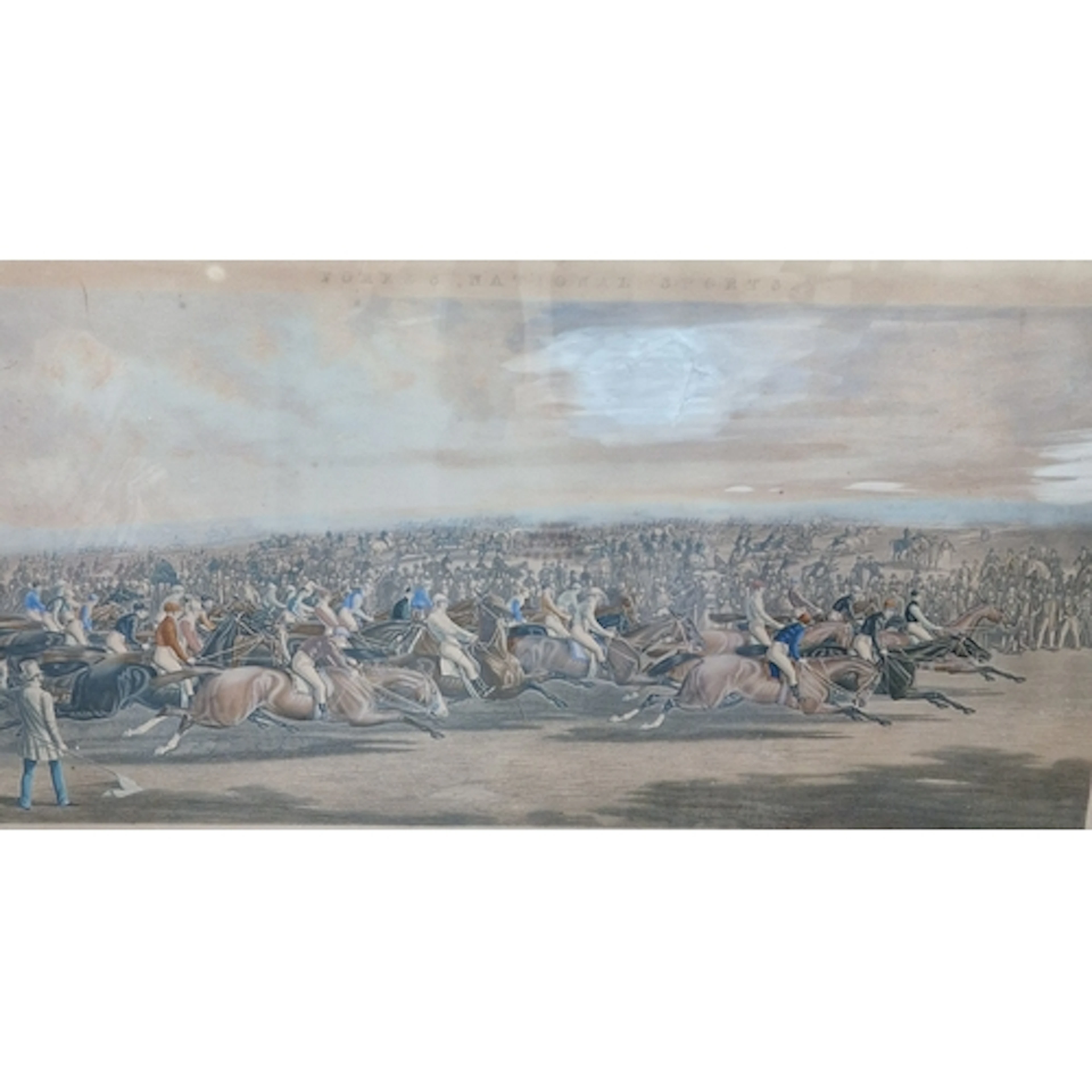 AFTER JOHN FREDERICK HERRING. The Start for the Derby, engra...