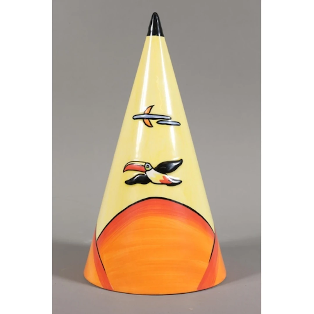 Lorna Bailey toucan with African sunset limited edition 38/7...