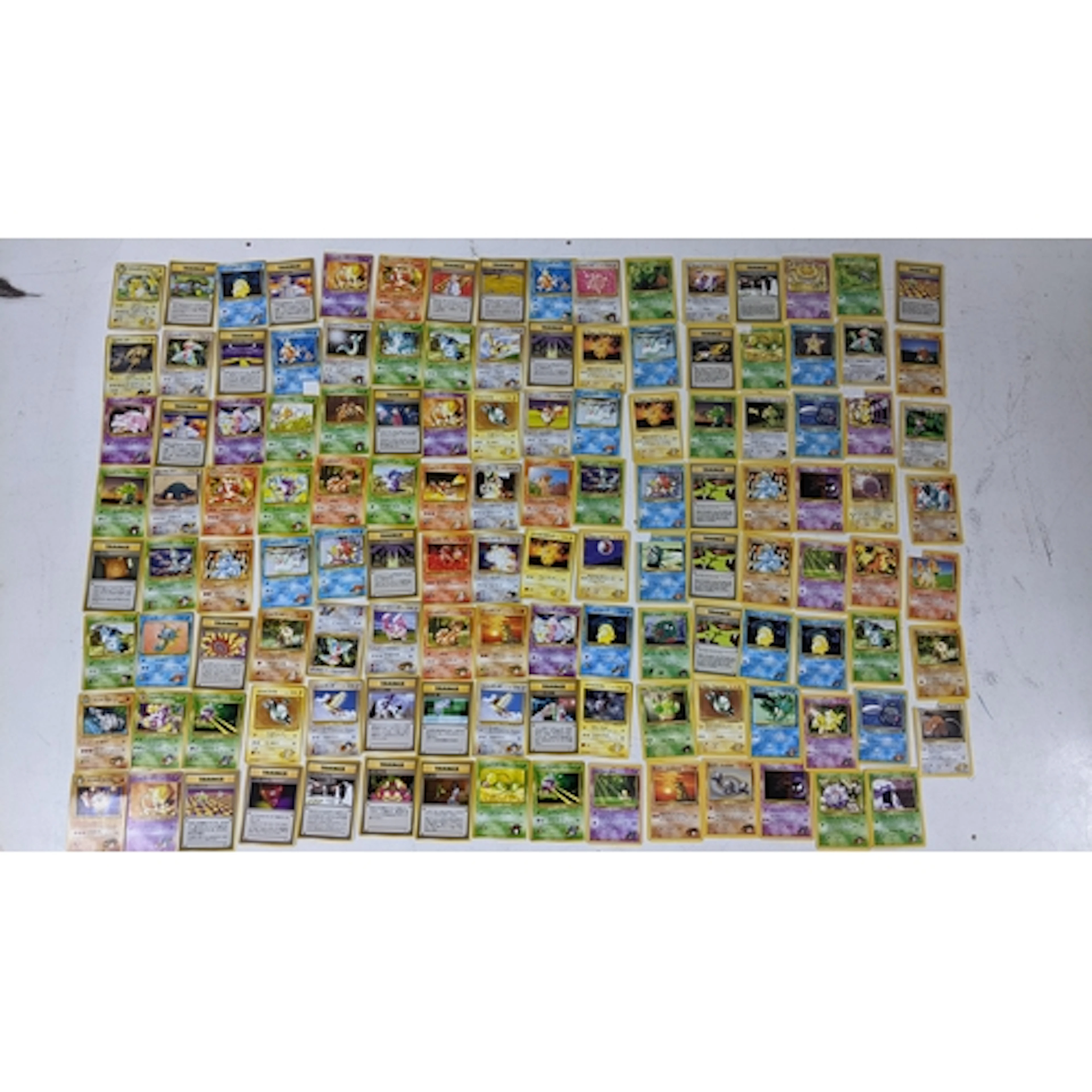 A collection of Japanese Pokemon cars, Gym Challenge edition...
