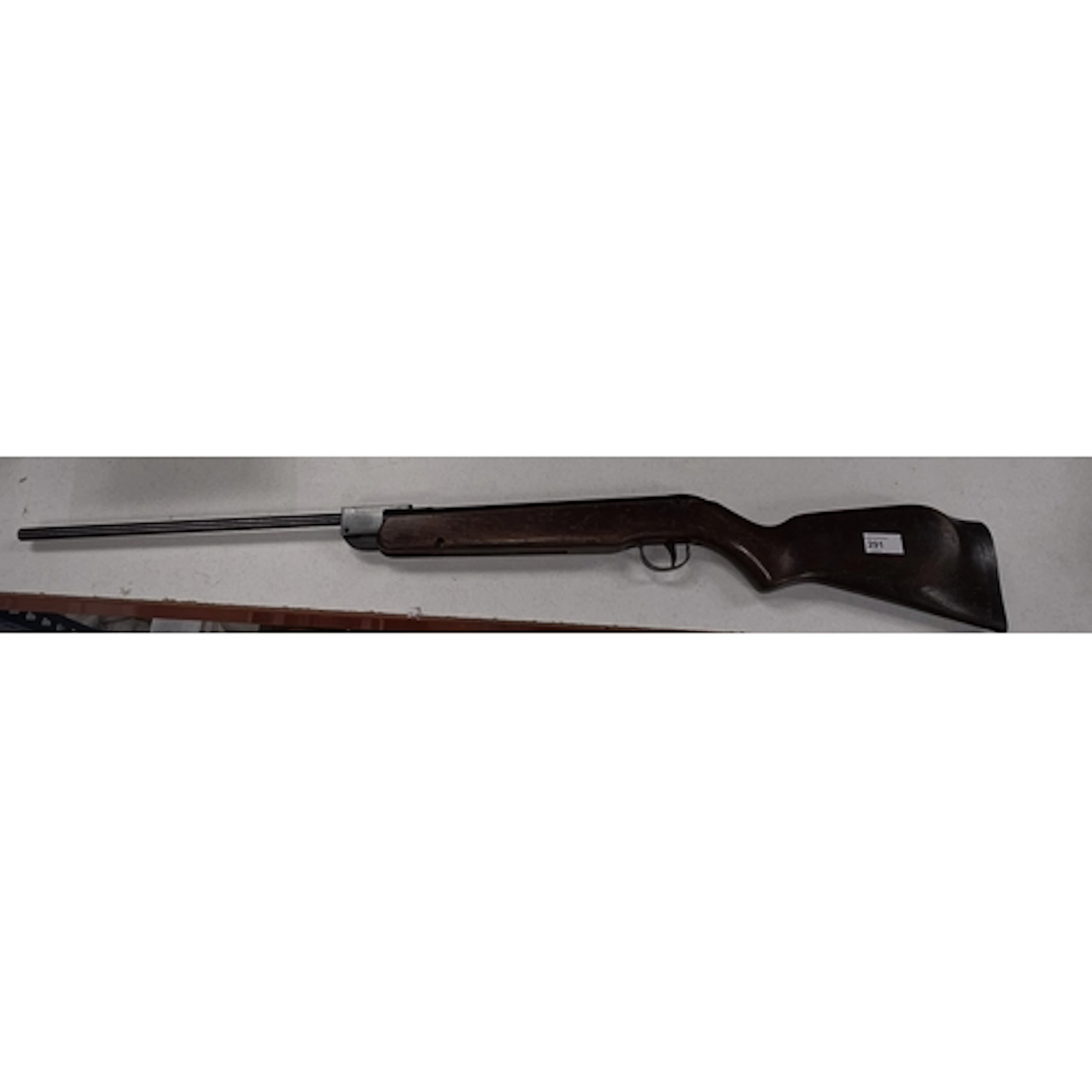 A vintage Webley Hawk .22 air rifle.