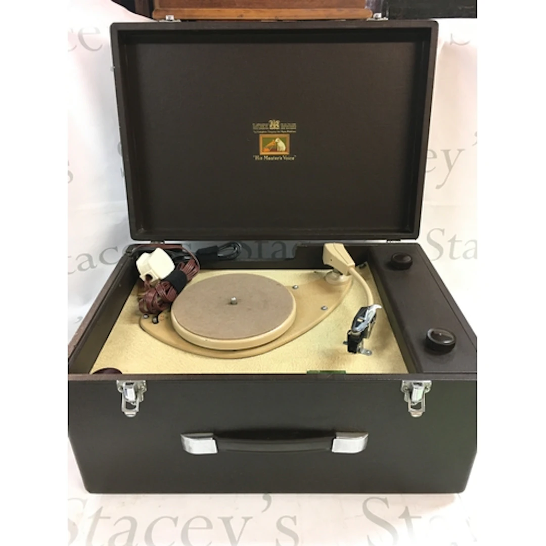 A HMV record player 1955