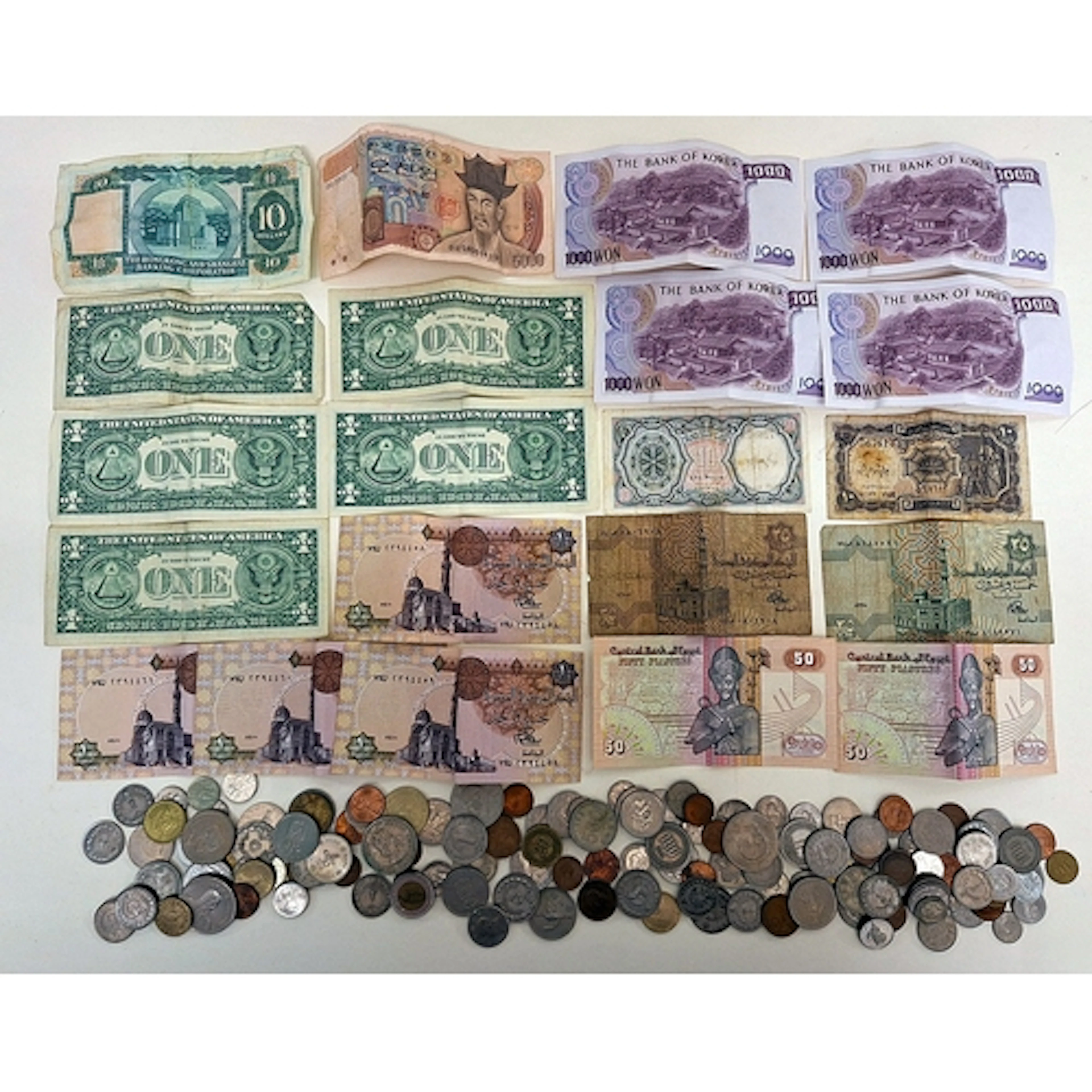 Coins of the World, American, European pre Euro, American Do...