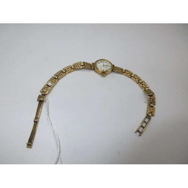 Ladies 9ct Gold Rotary Watch on a Bracelet Strap Stamped DS ...