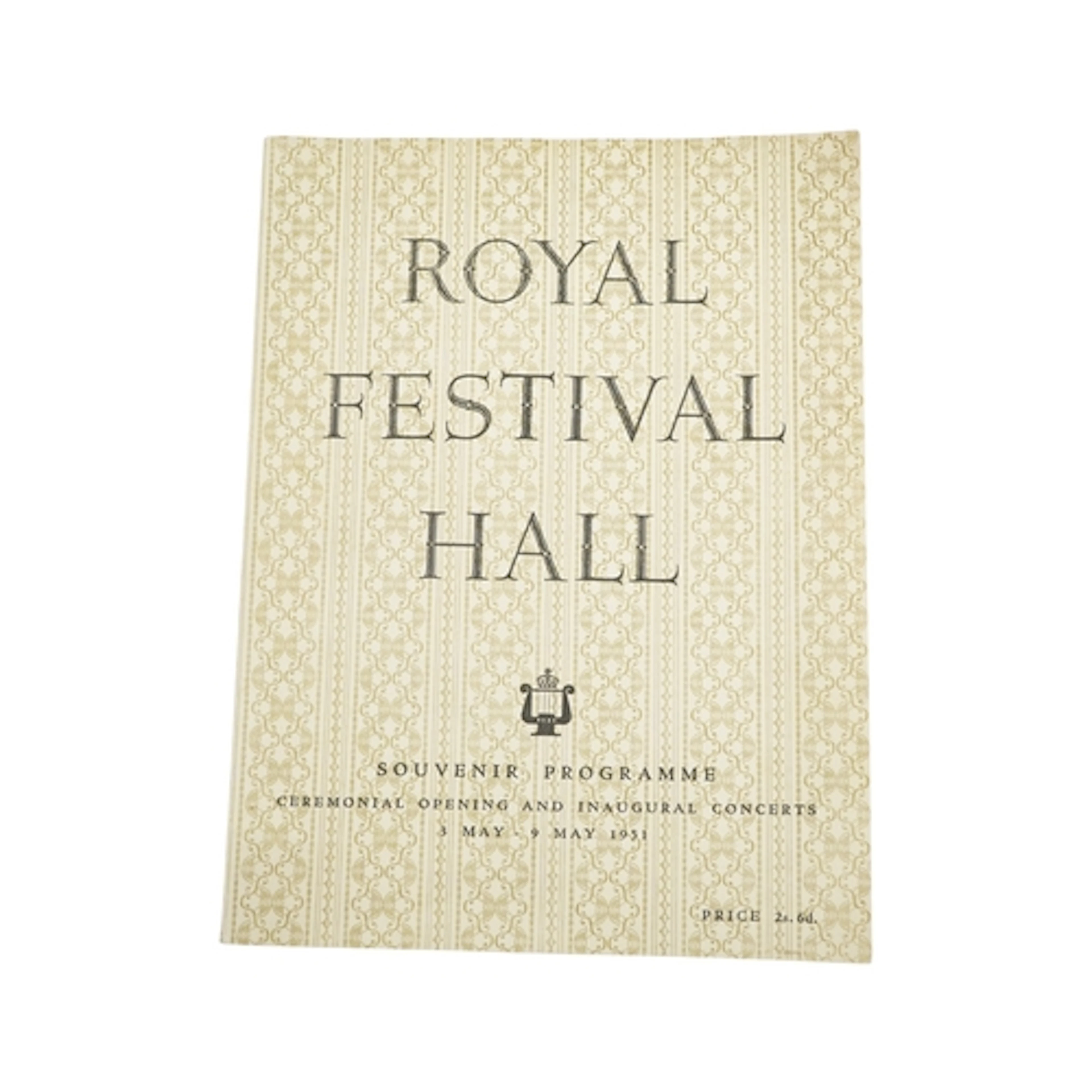 ° ° [Festival of Britain] - Royal Festival Hall - (Souvenir ...