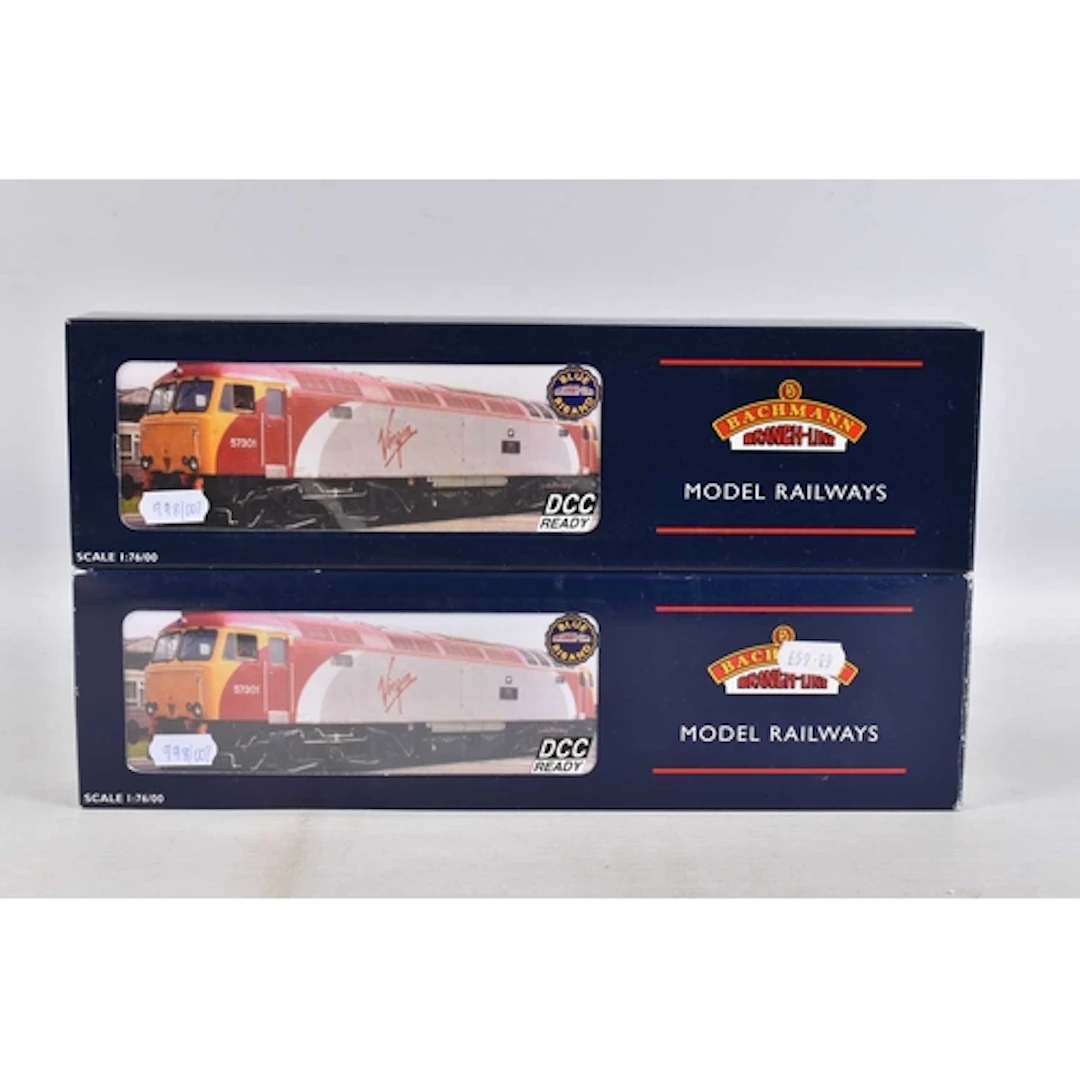 TWO BOXED BACHMANN OO GAUGE CLASS 57 LOCOMOTIVES, 57/0 'Scot...
