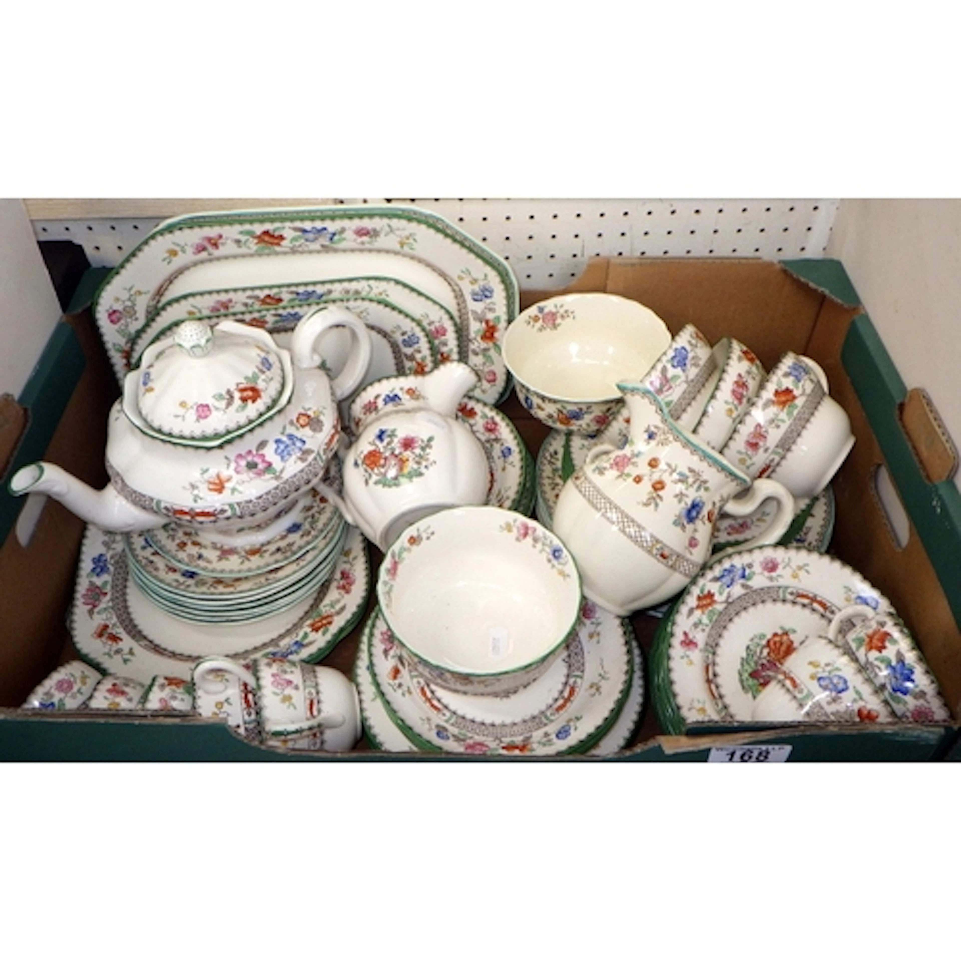 A qty of Copeland Spode 'Chinese Rose' tea & dinner ware