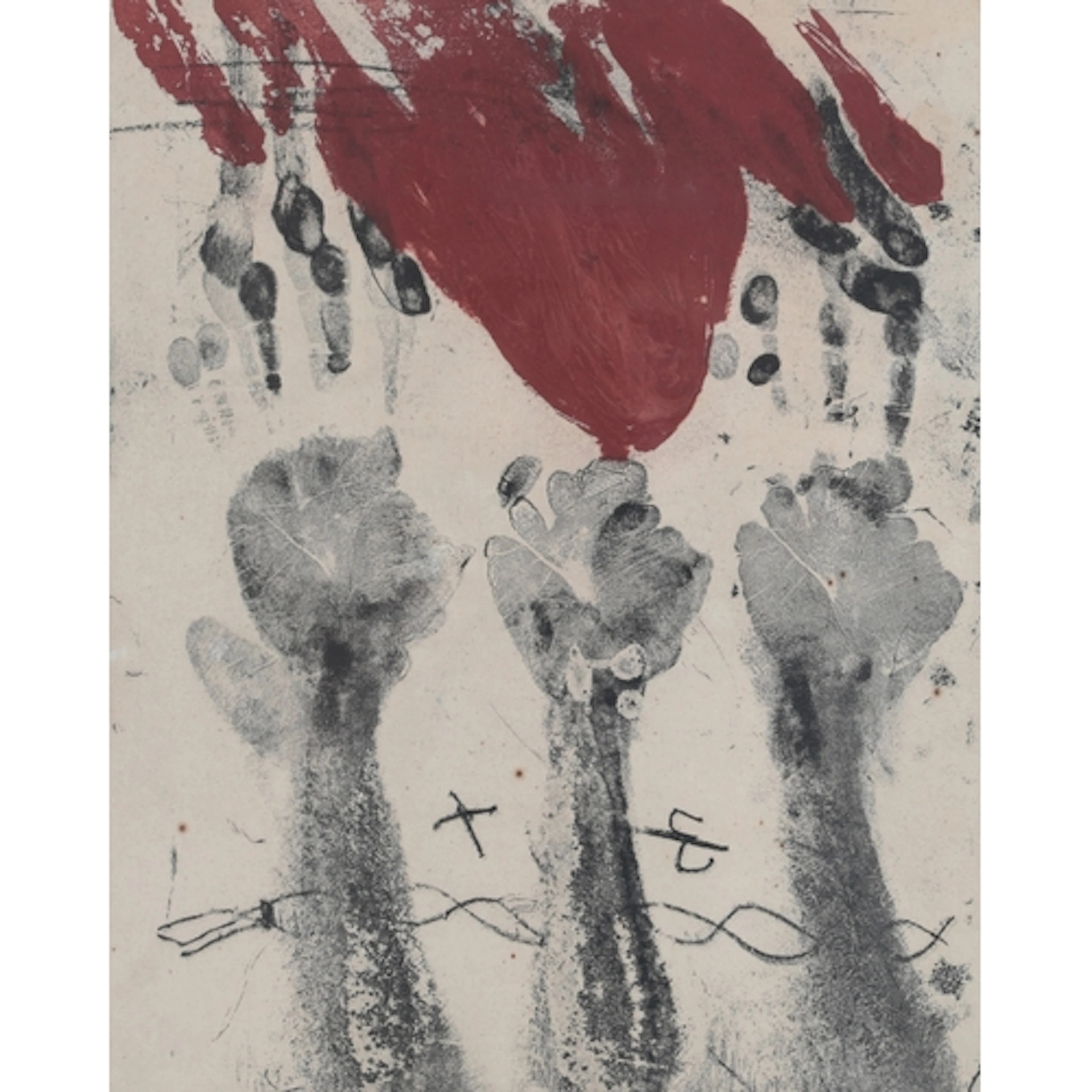 § Antoni Tapies (Spanish, 1923-2012) 'The Hands (Les Mains)...
