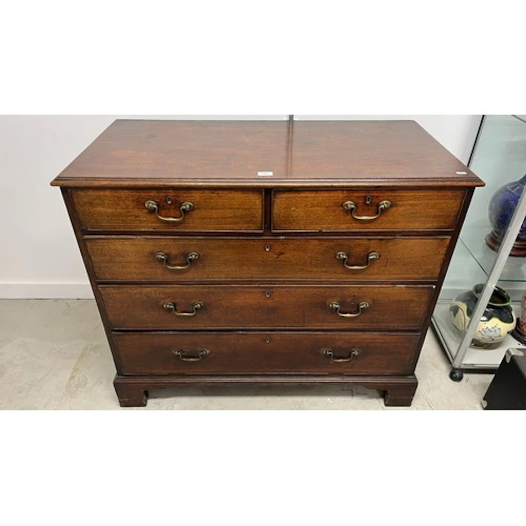 Antique Georgian style chest of two short over three long dr...