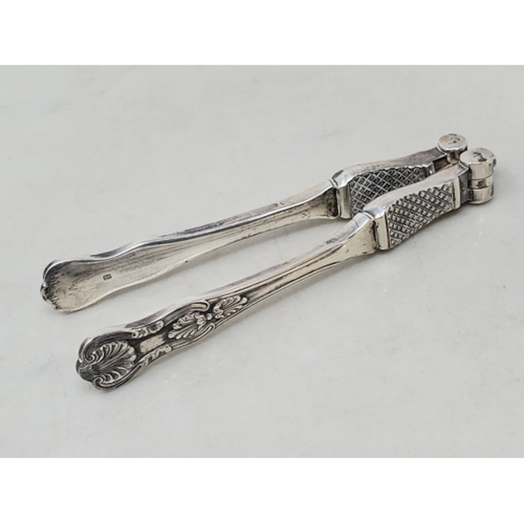 A pair of George V silver Nut Crackers, Sheffield 1917, 18...
