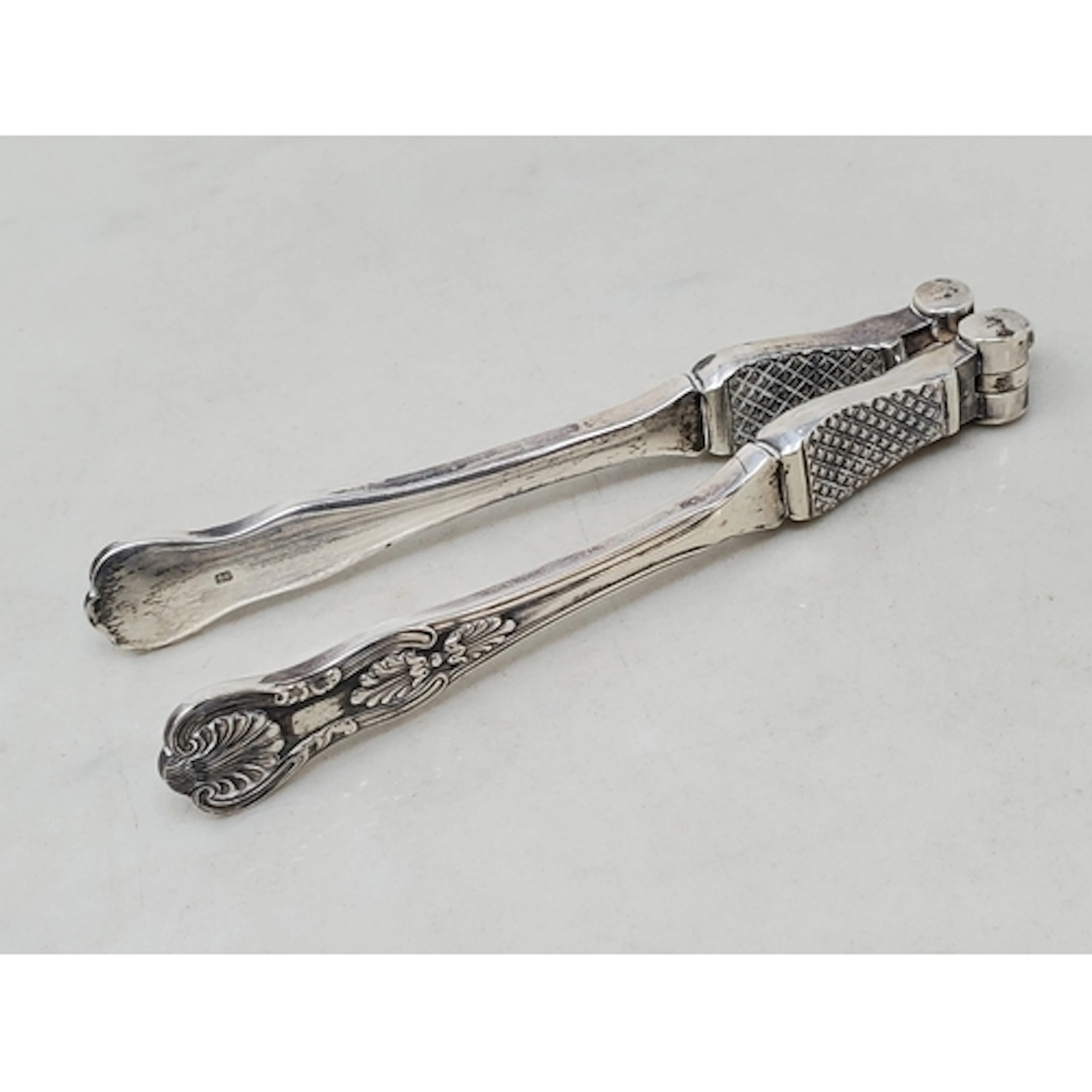 A pair of George V silver Nut Crackers, Sheffield 1917, 18...
