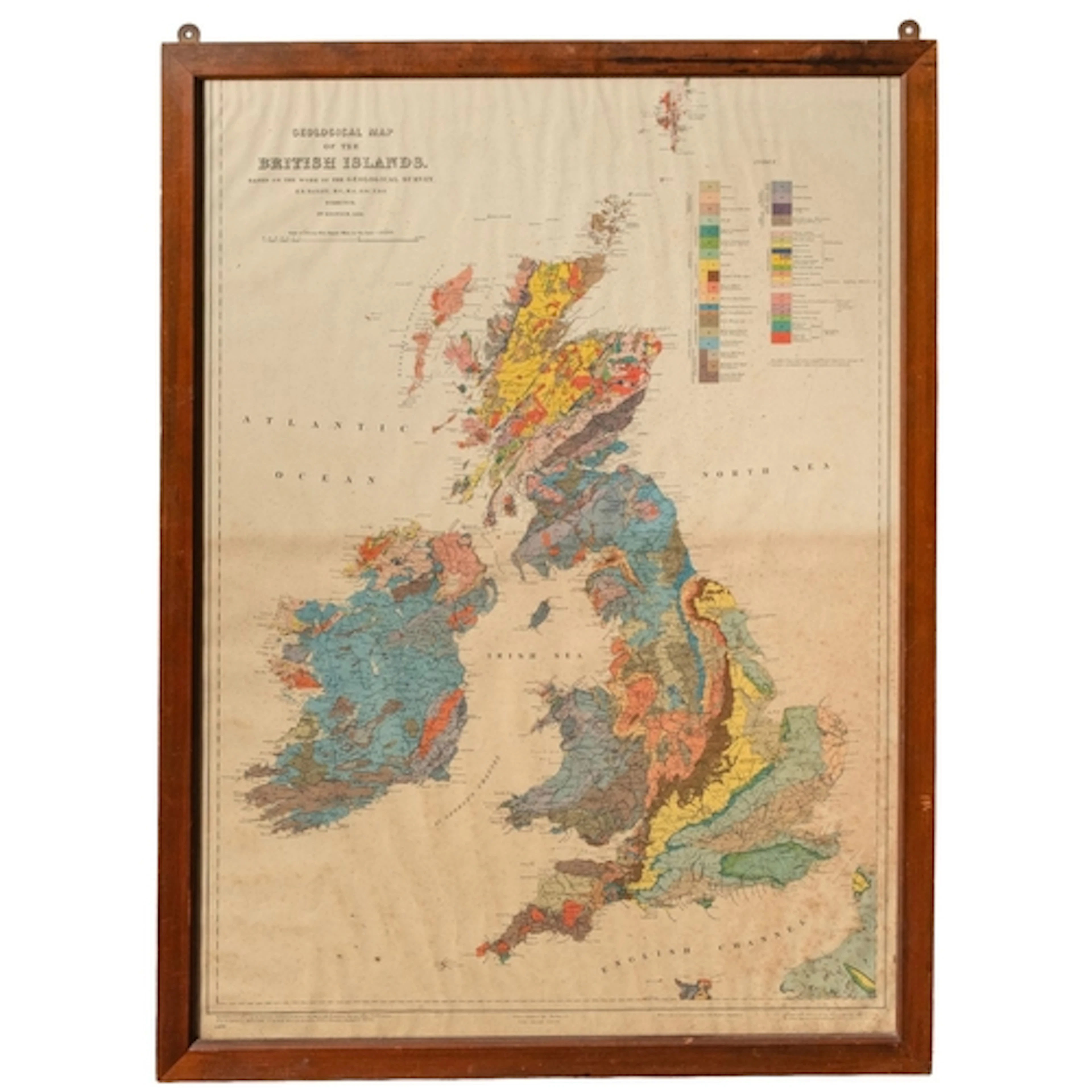 GEOLOGICAL MAP OF THE BRITISH ISLANDS. Ordnance Survey, 3rd ...