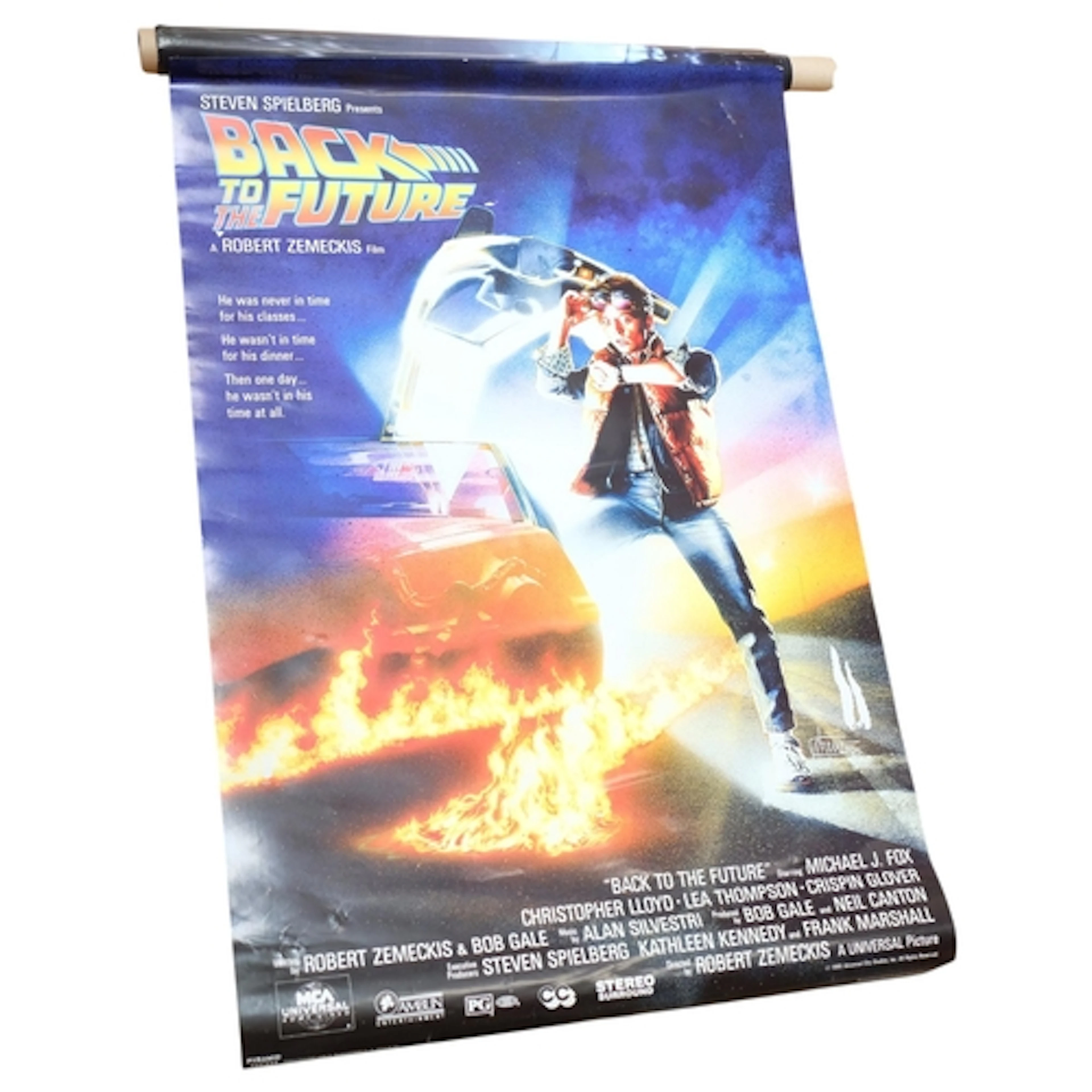 Unframed "Back To The Future" film poster, W61cm