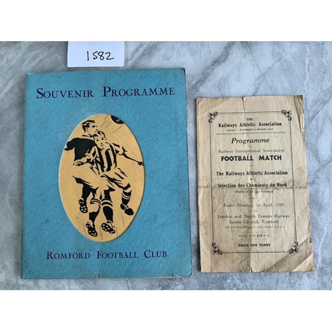 31/32 Romford v Barking Special Edition Football Programme: ...