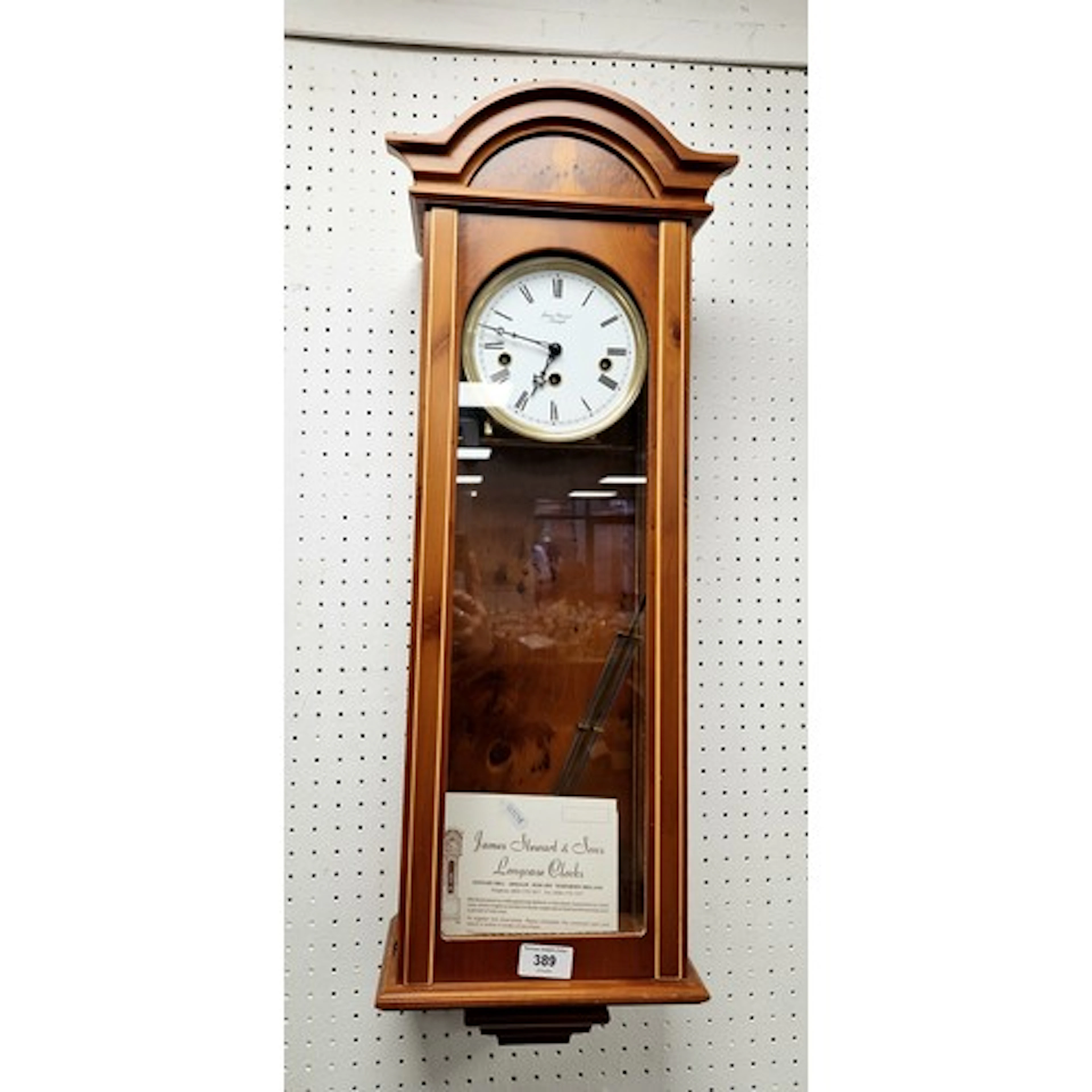 James Stewart & Sons wall clock