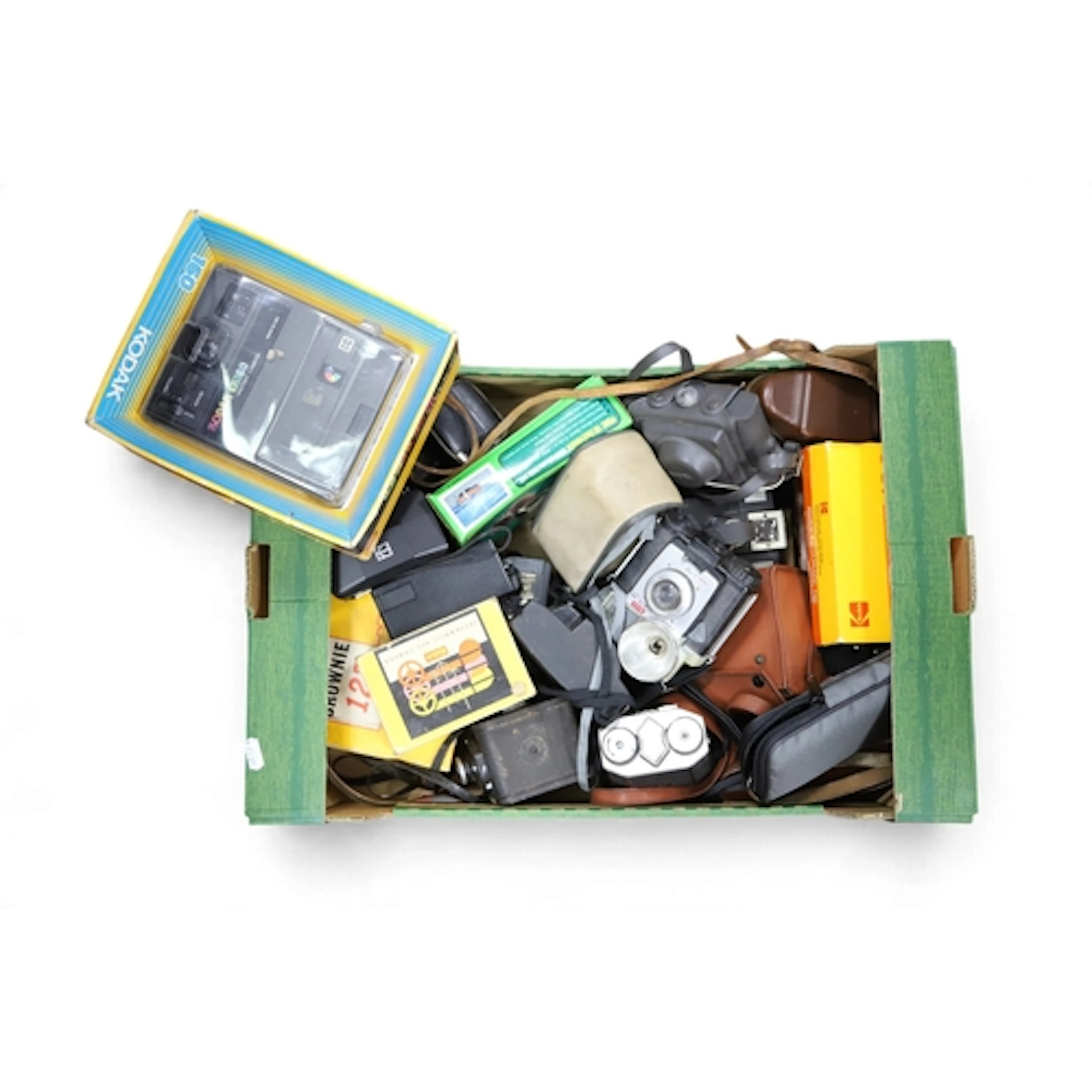 A large collection of Kodak related cameras and equipment to...