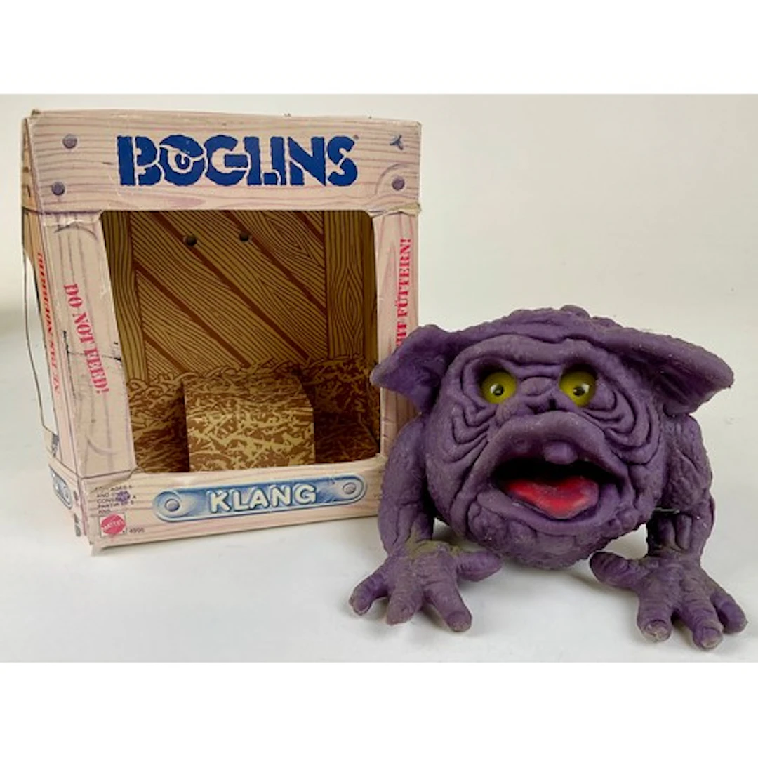 A Mattel Boglin, Klang, hand puppet with articulated mouth a...
