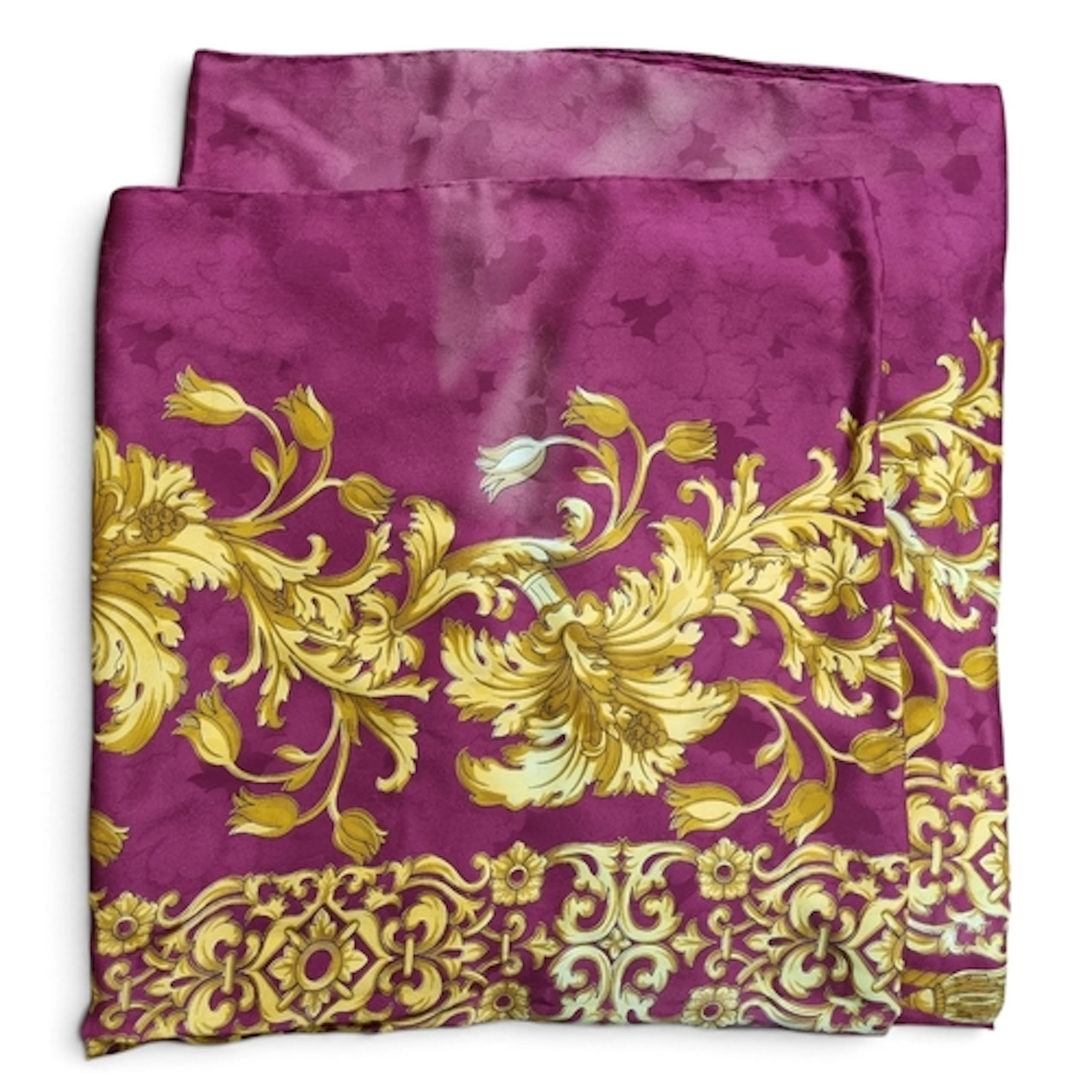 Grand Carre. An Italian oversized Silk Scarf manufactured in...