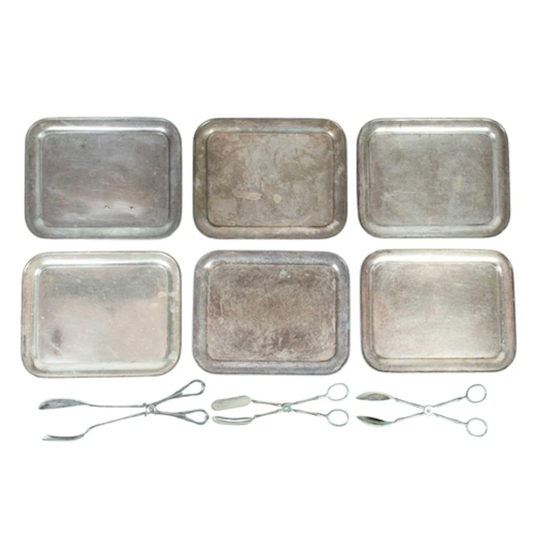Isles of Scilly interest, six Mappin & Webb silver plated se...
