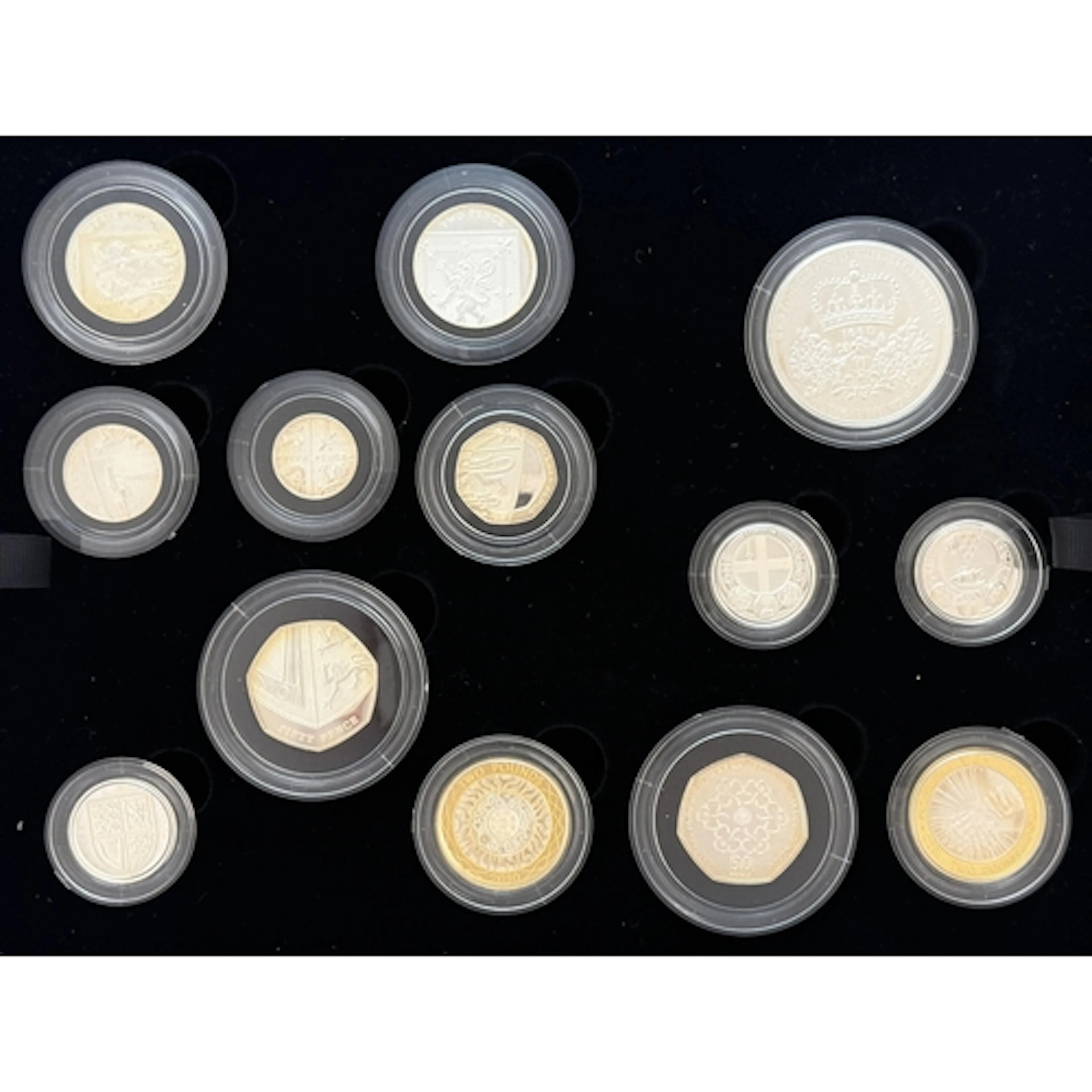 UK 2010 The Royal Mint Silver Proof Coin Year Set, comprisin...