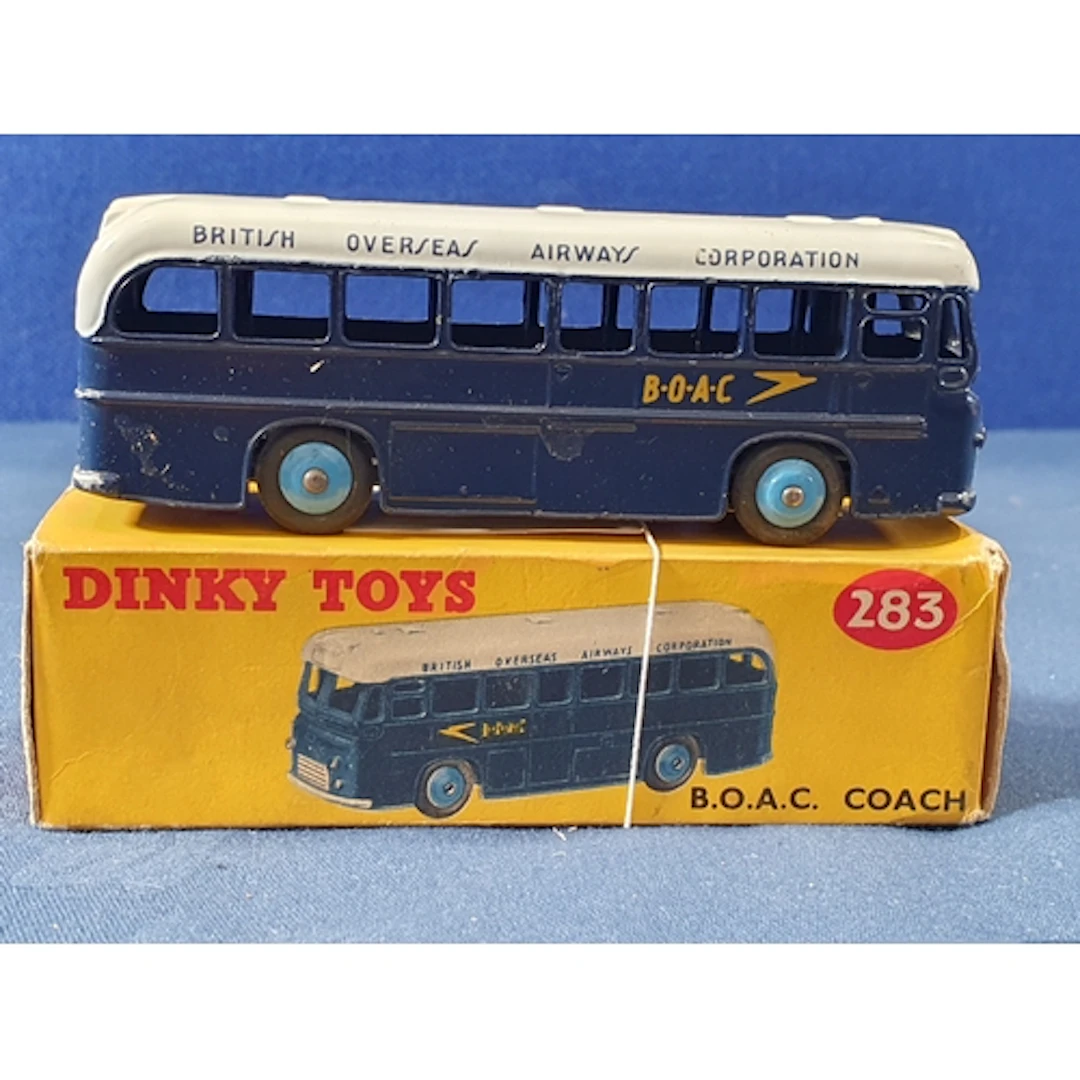 A boxed Dinky Toys No.283 B.O.A.C. Coach, VG, box VG