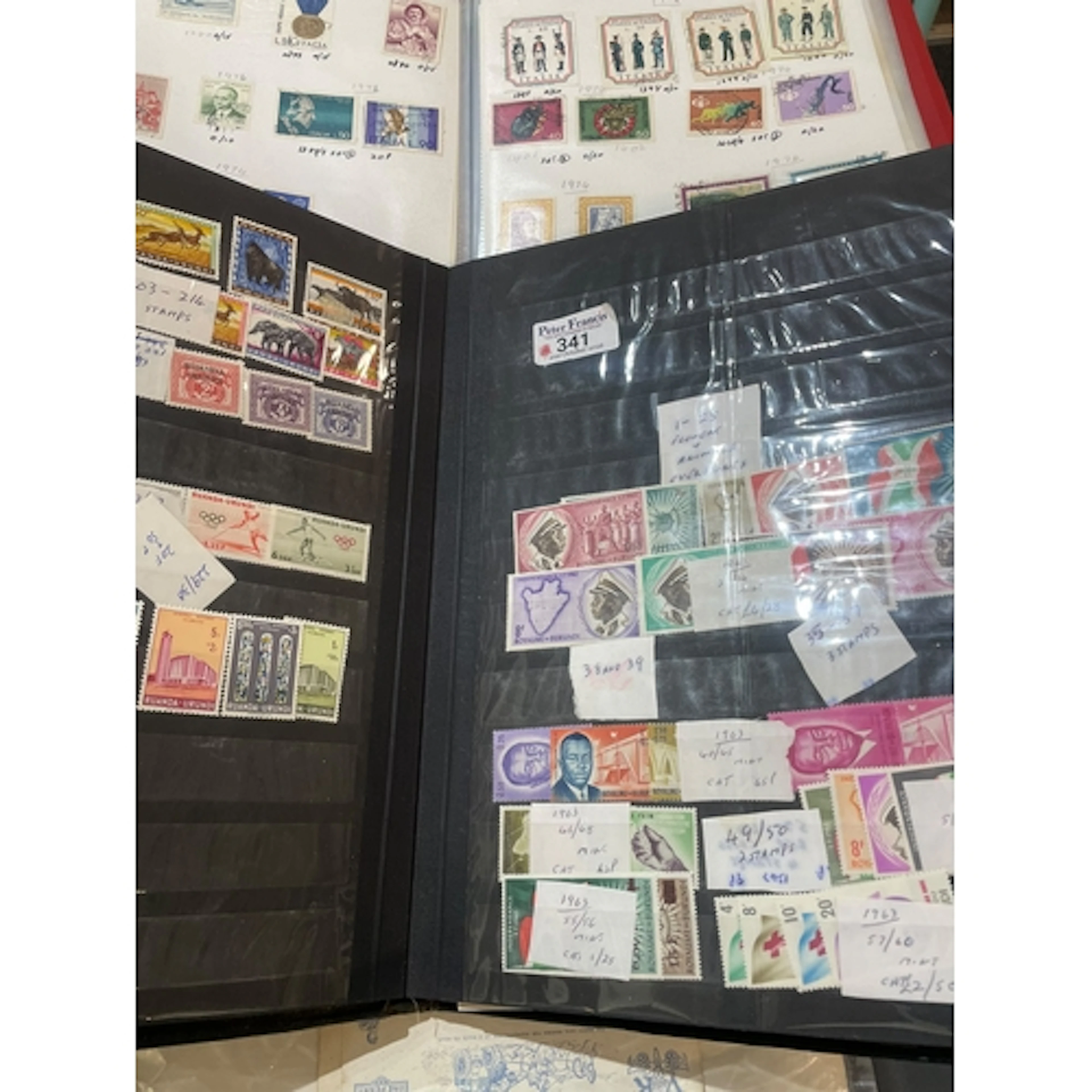 All world mint and used collection in albums, stockbook and ...
