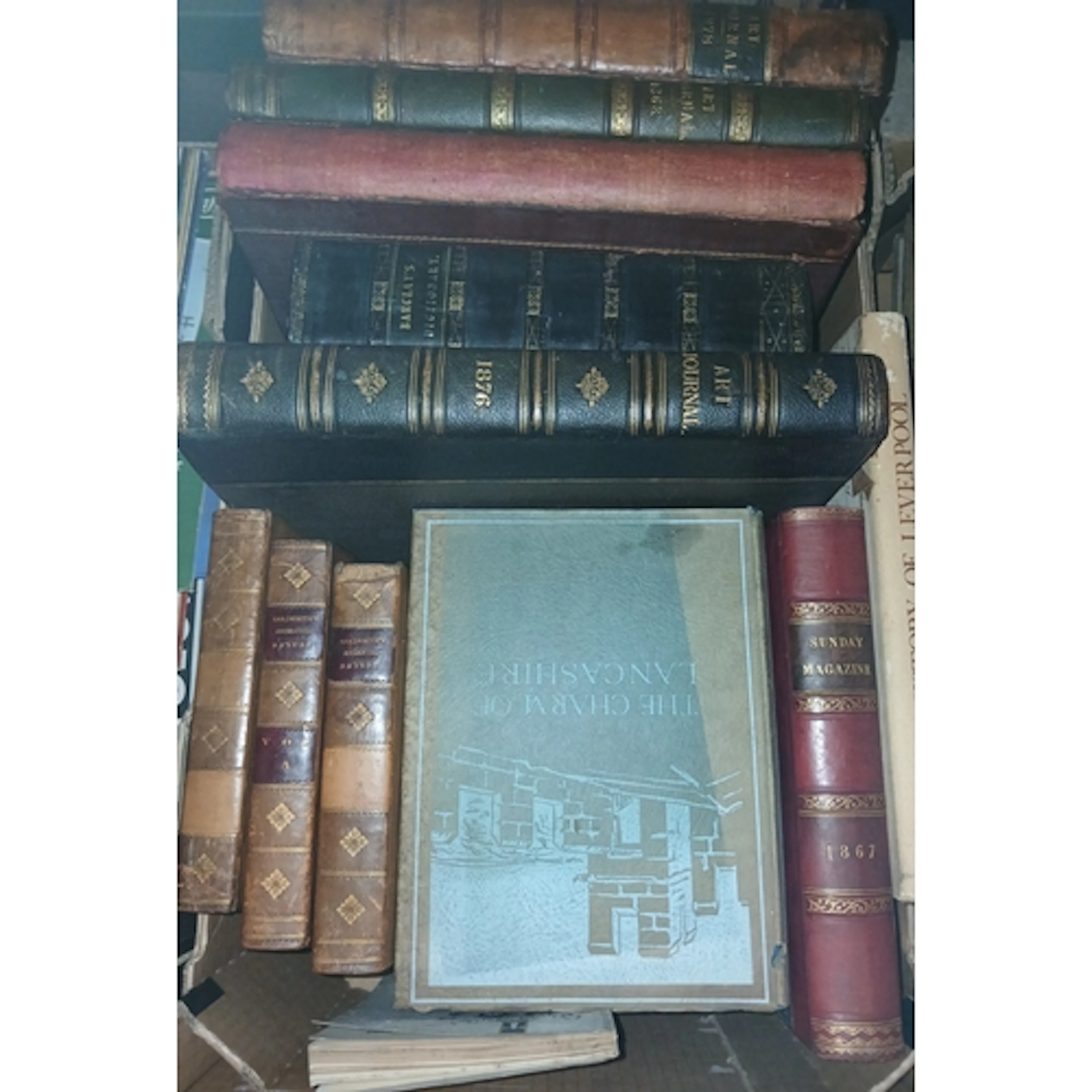 A box of assorted mainly antiquarian books.