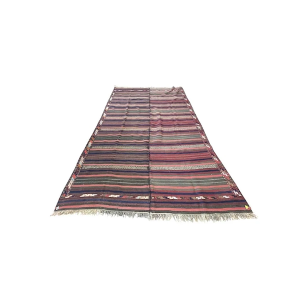 A vintage 20th century circa 1970s double Kilim Maldari Fary...