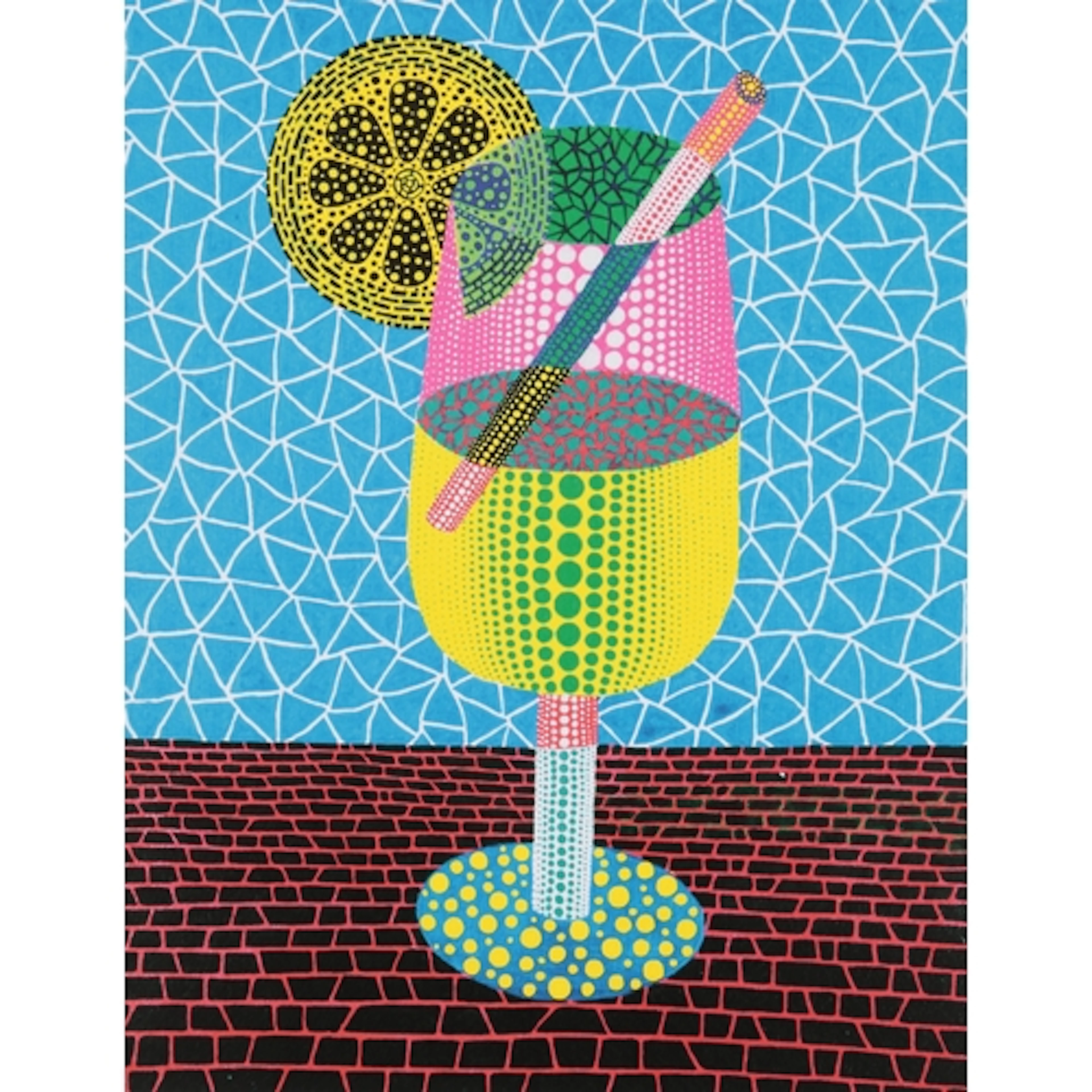 Yayoi Kusama (Japanese, b. 1929) 'Lemon Squash' numbered 10...