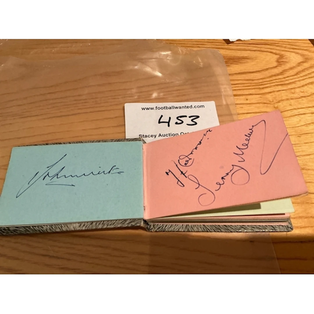 Tottenham 1963 Football Autograph Book: Includes Marchi Dyso...