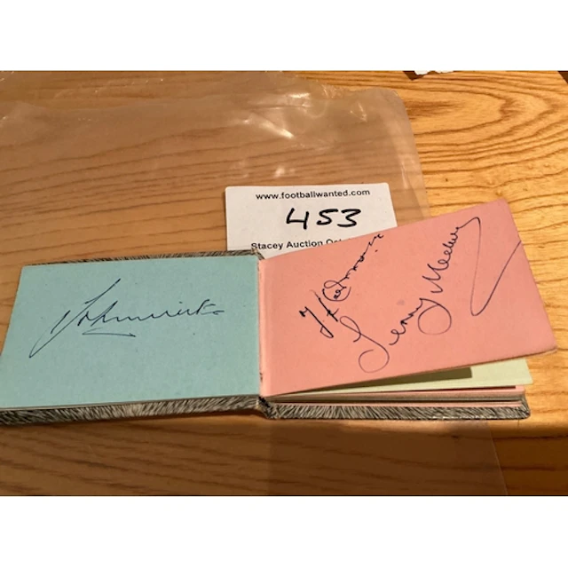 Tottenham 1963 Football Autograph Book: Includes Marchi Dyso...