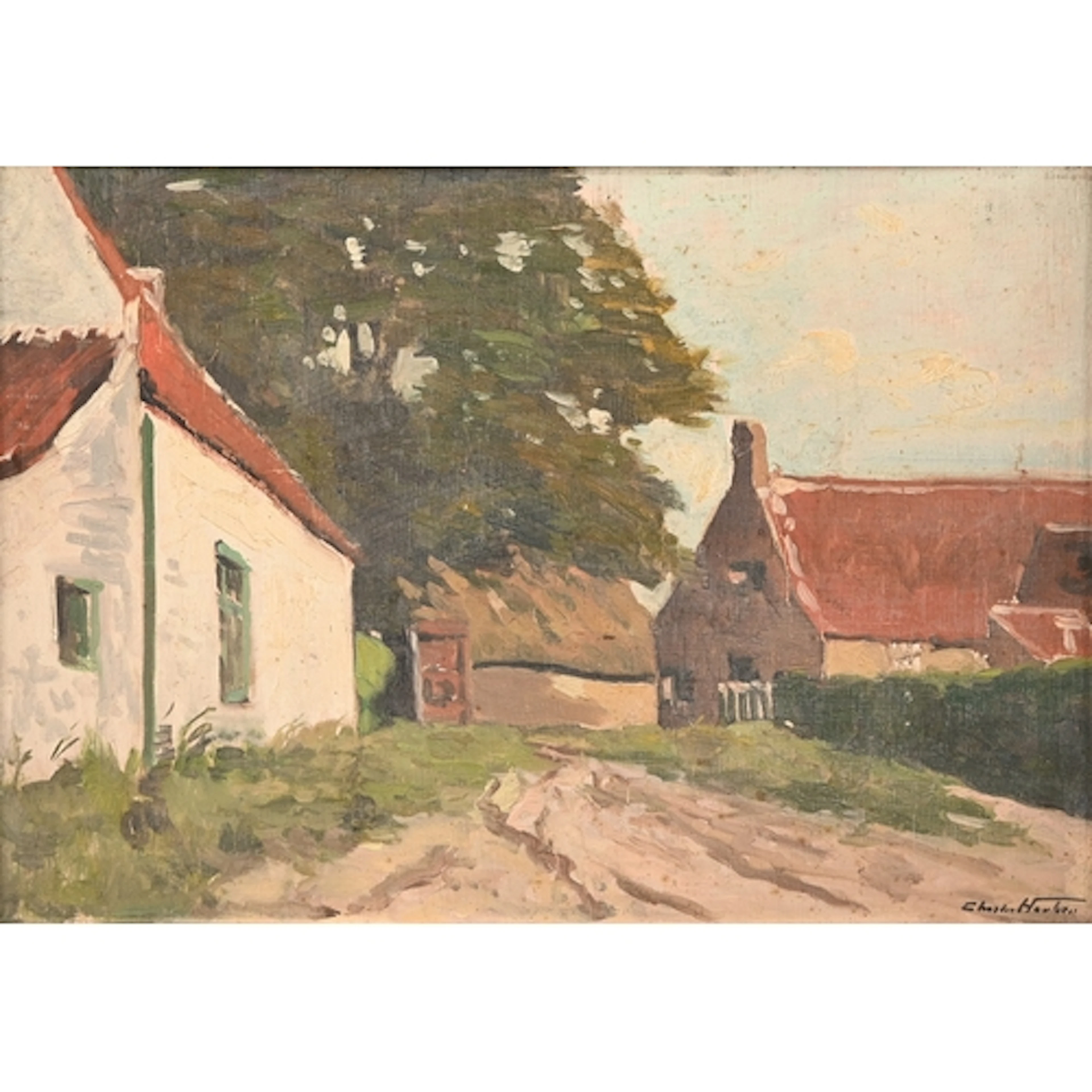 Charles Houben (Belgian Post-Impressionist; 1871-1931) - A Q...