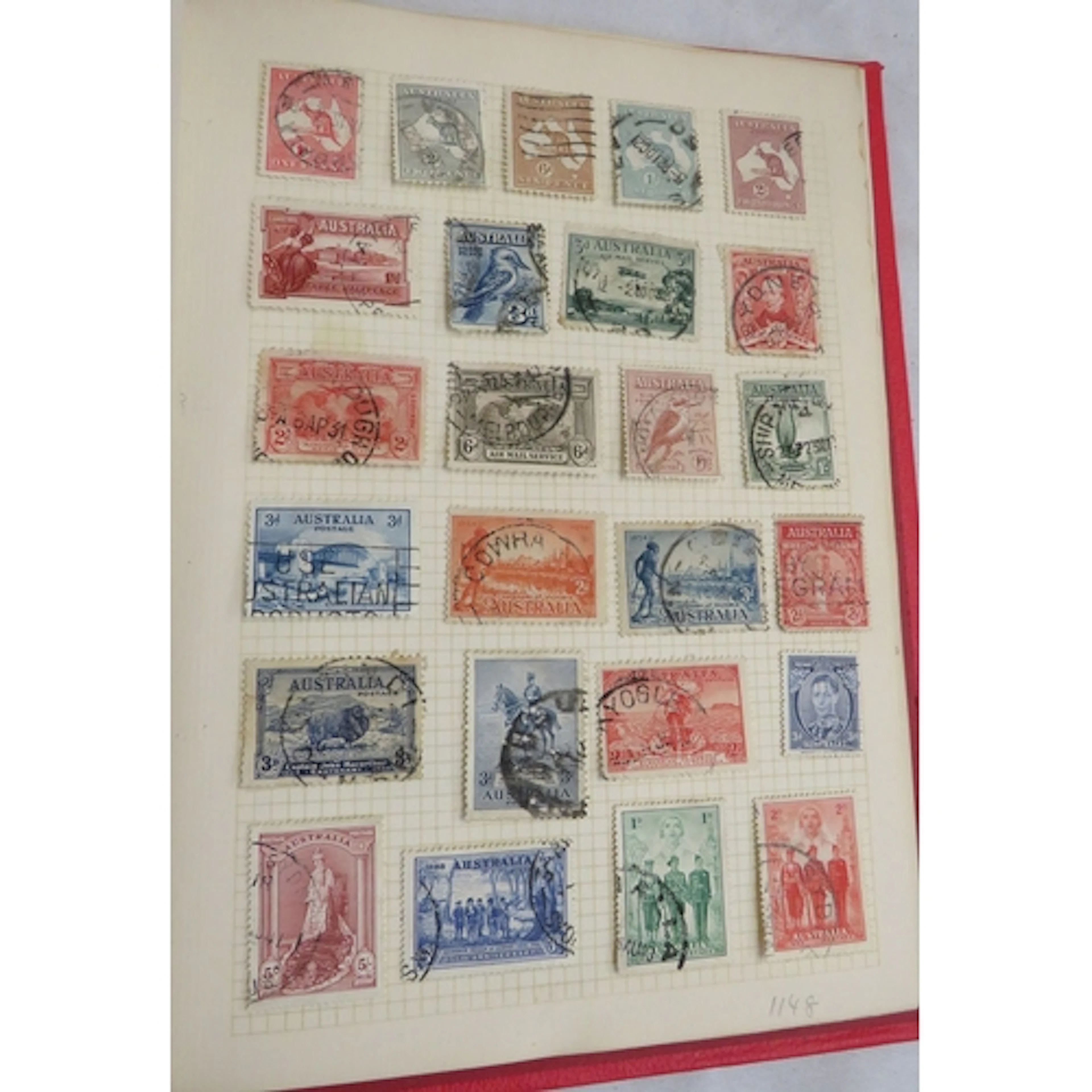 Stamps: Album Australia Used