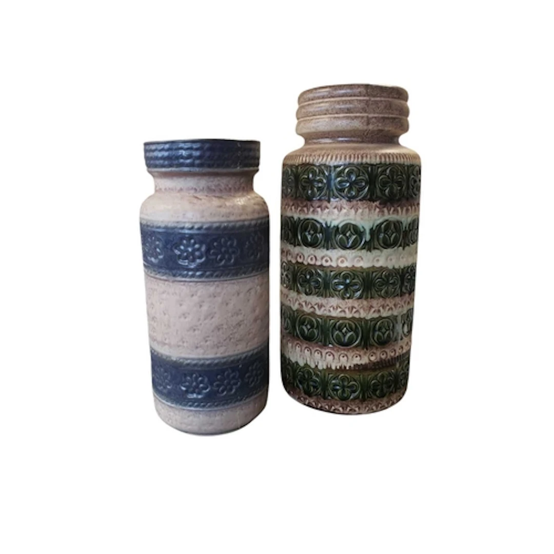 Bay / Scheurich - West German Pottery - Two mid 20th century...