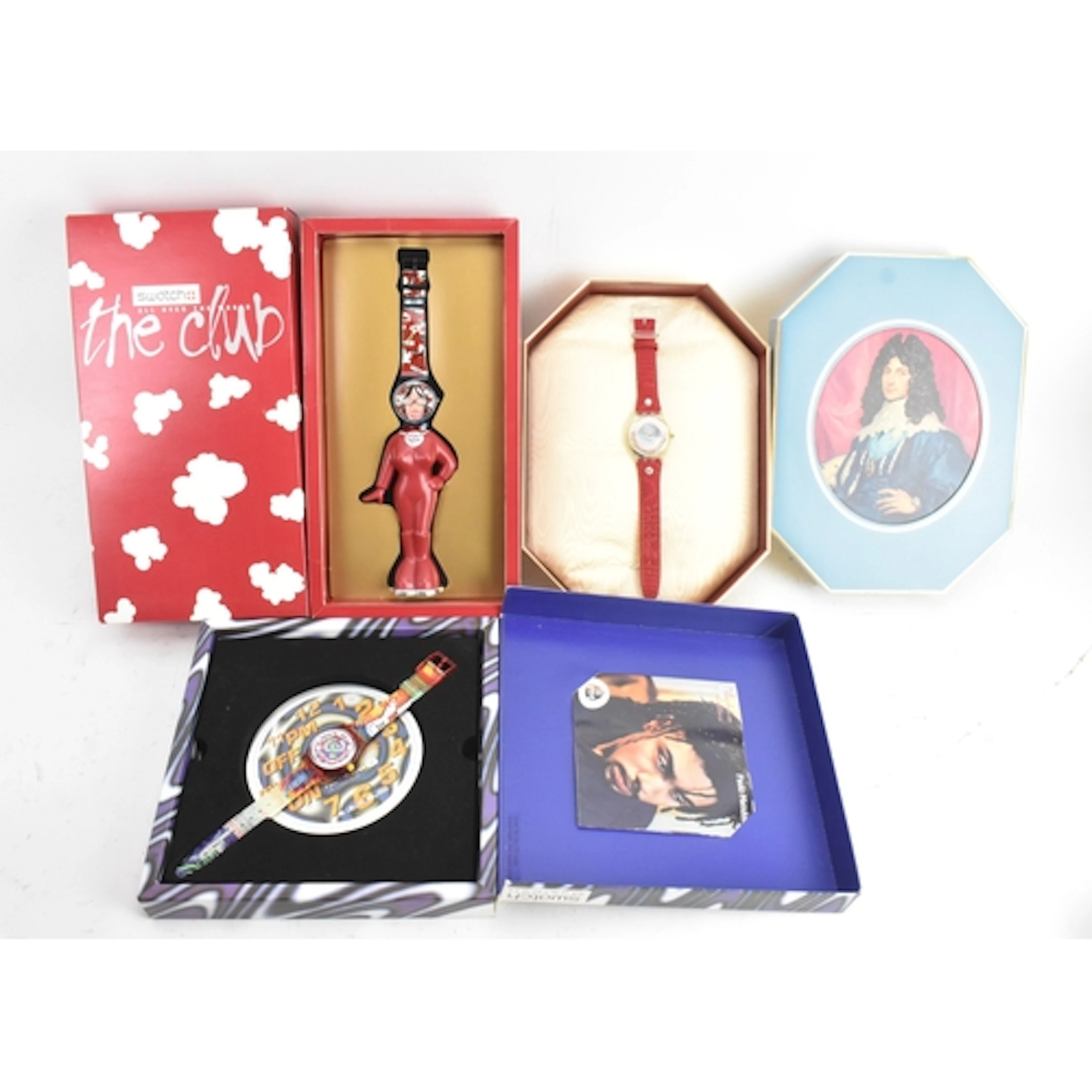 Three Swatch watches to include MusiCall by Paula Mendonca, ...
