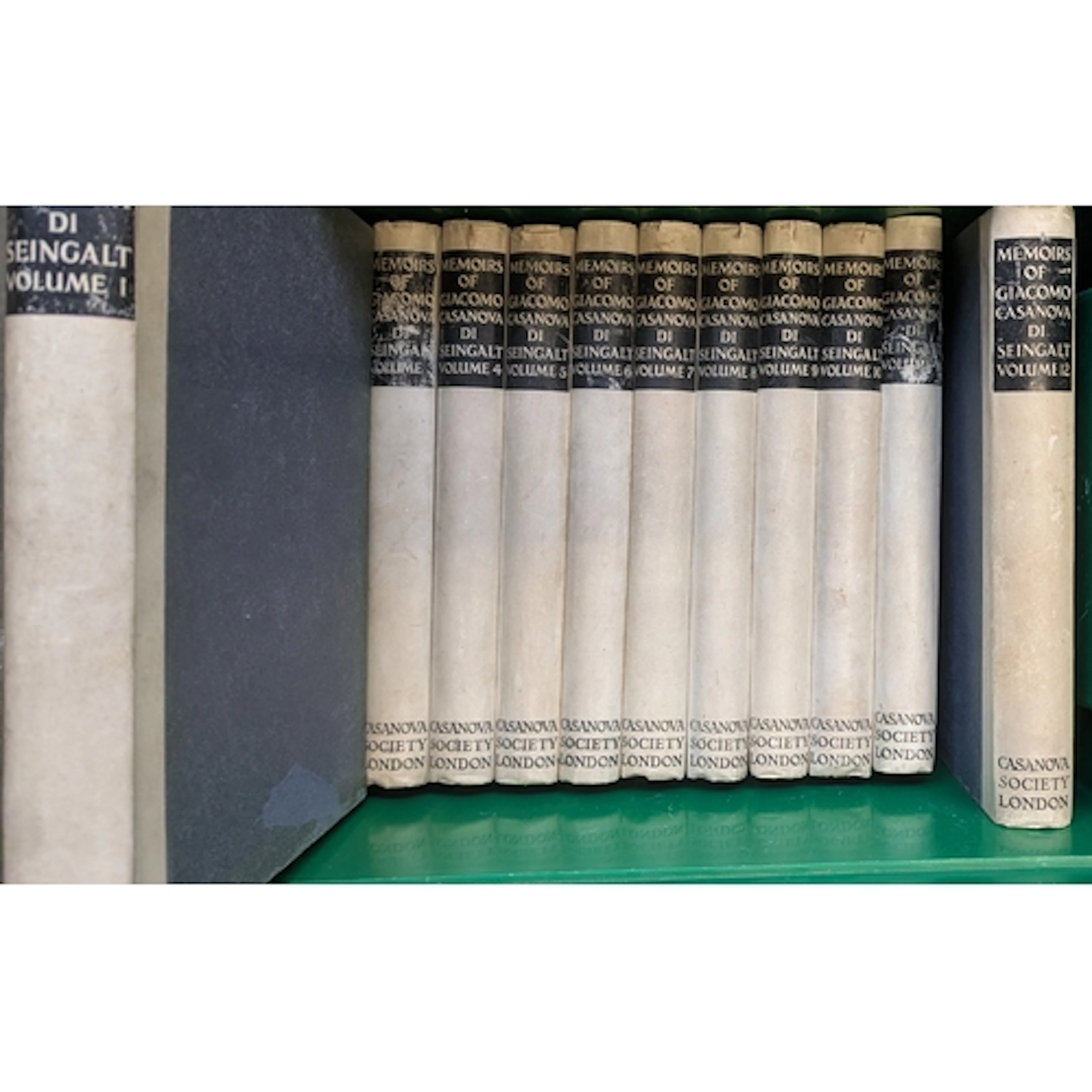 CASANOVA, Giacomo, 'The Memoirs of Giacomo Casanova di Seing...