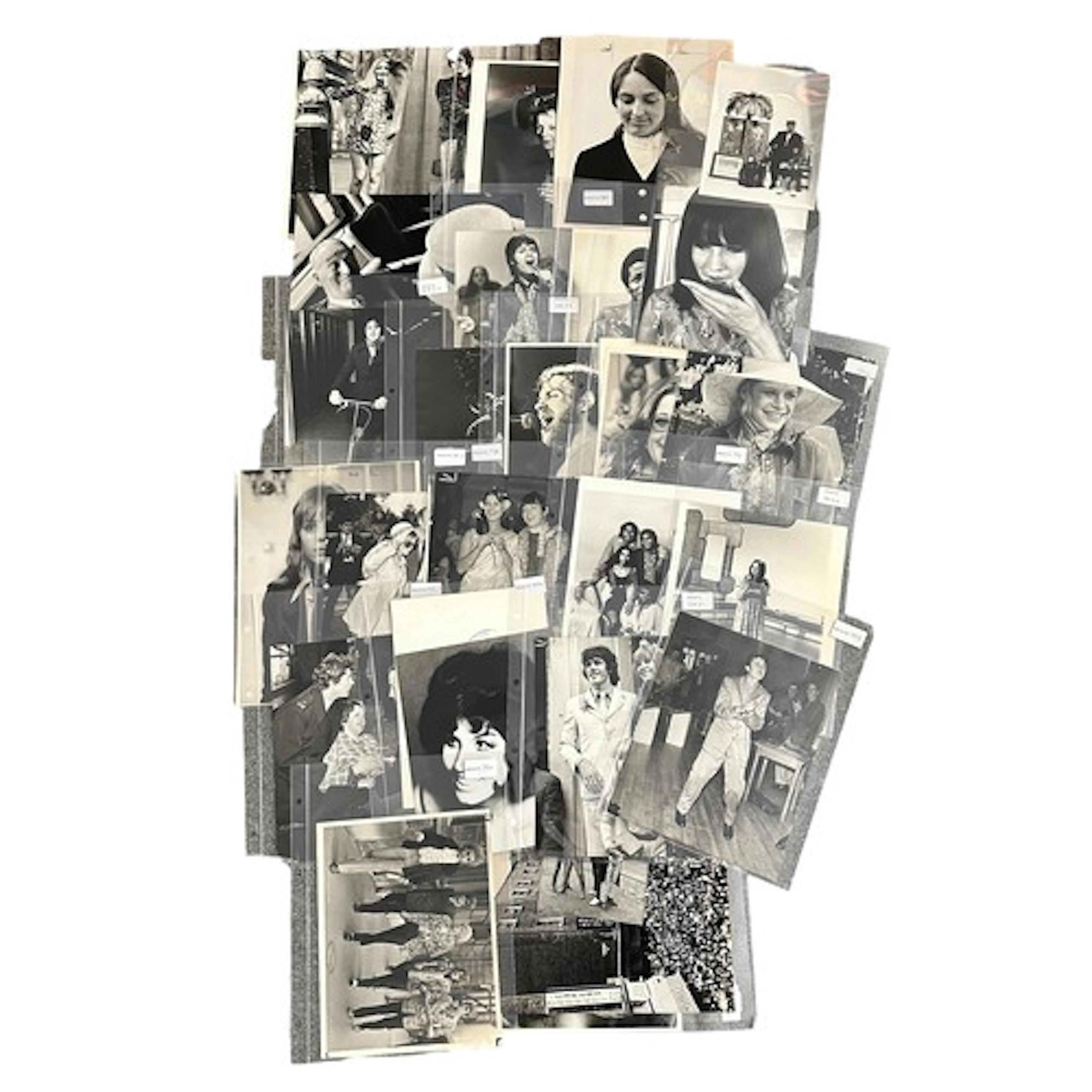 Rock & Pop legends. Original press photos, 1960's 1970's, wi...