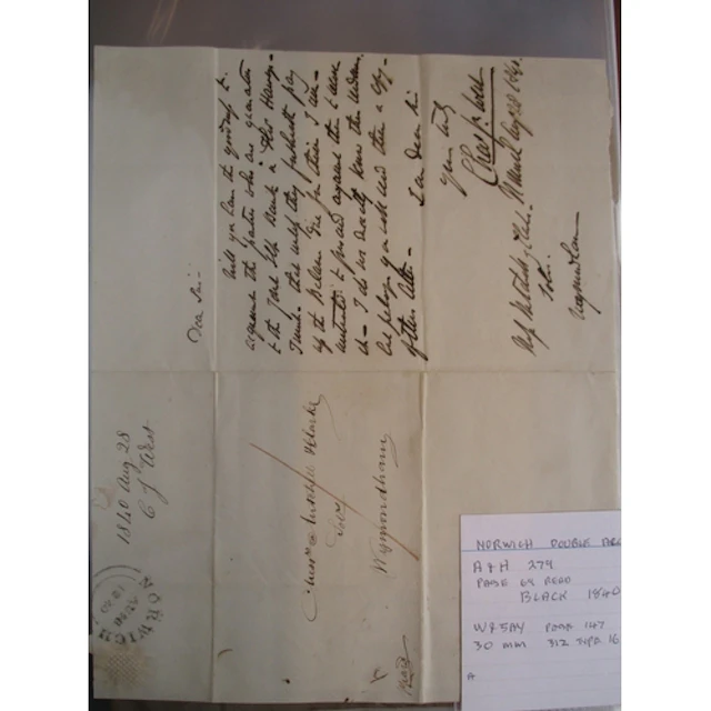 Postal History. A collection of GB pre-stamp entires and wra...