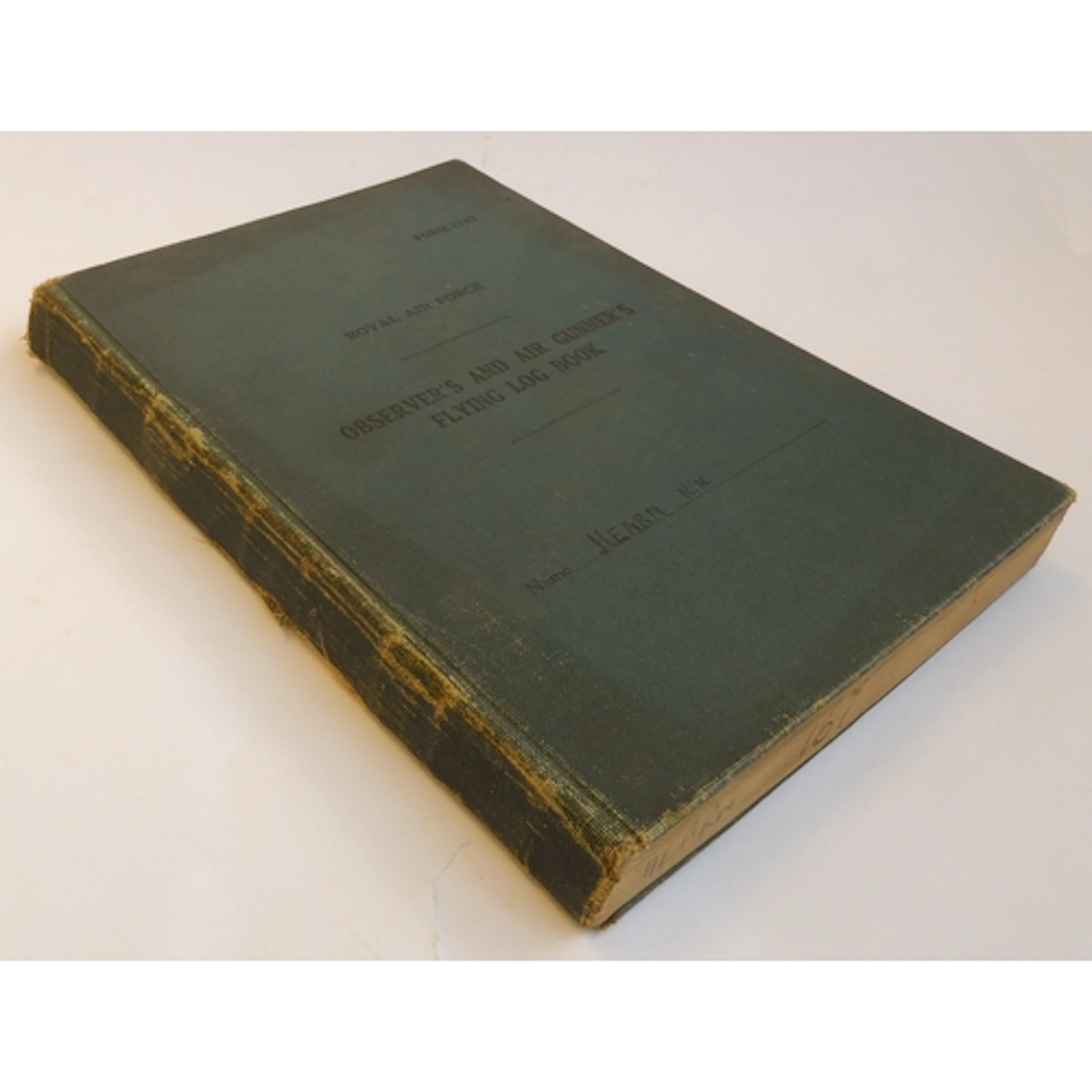 The WW2 R.A.F. Observer's and Air Gunner's Flying Log Book o...