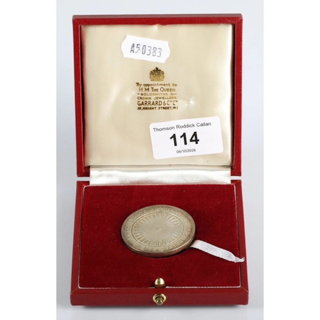 Silver medal 'the society of British gas industries 1905' aw...