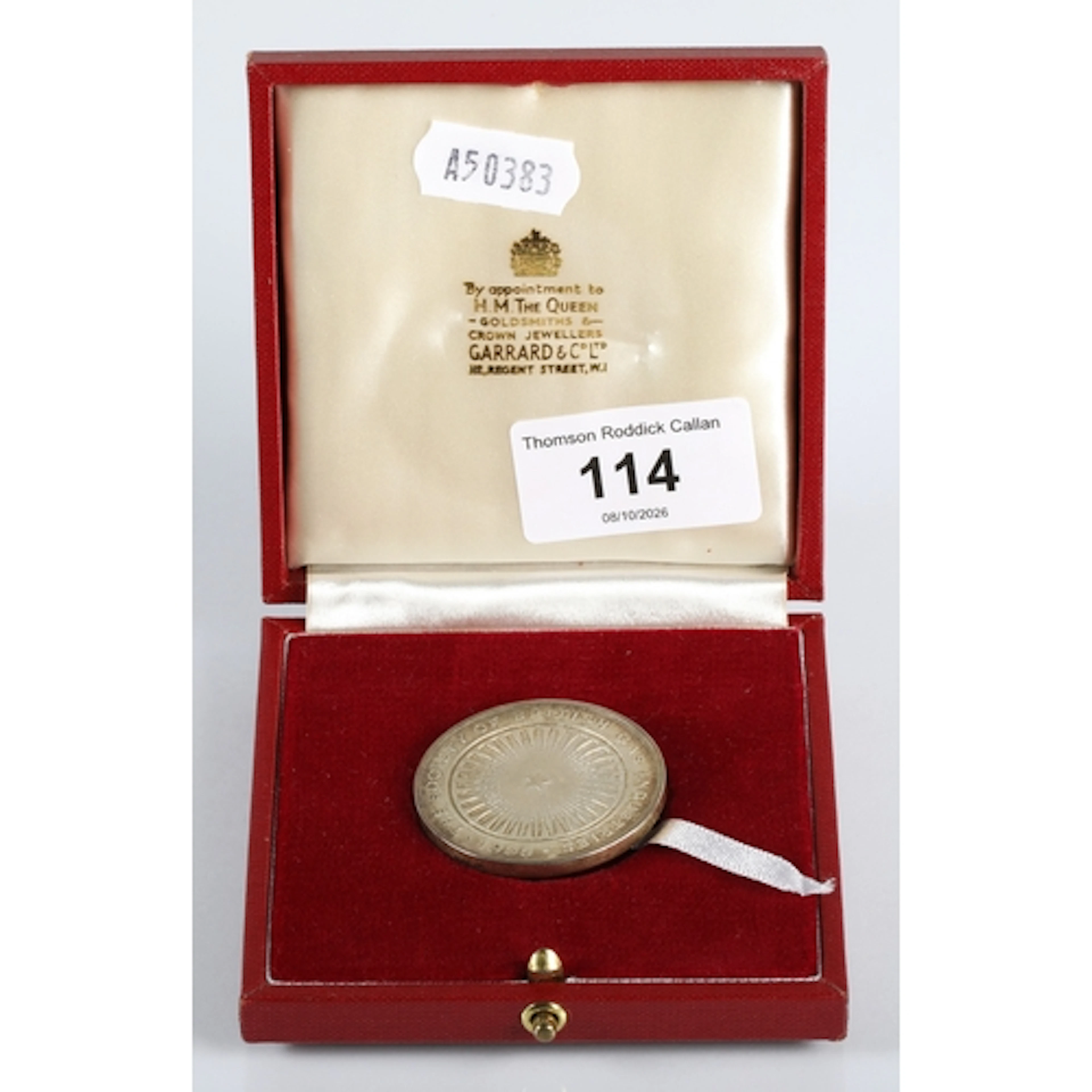 Silver medal 'the society of British gas industries 1905' aw...