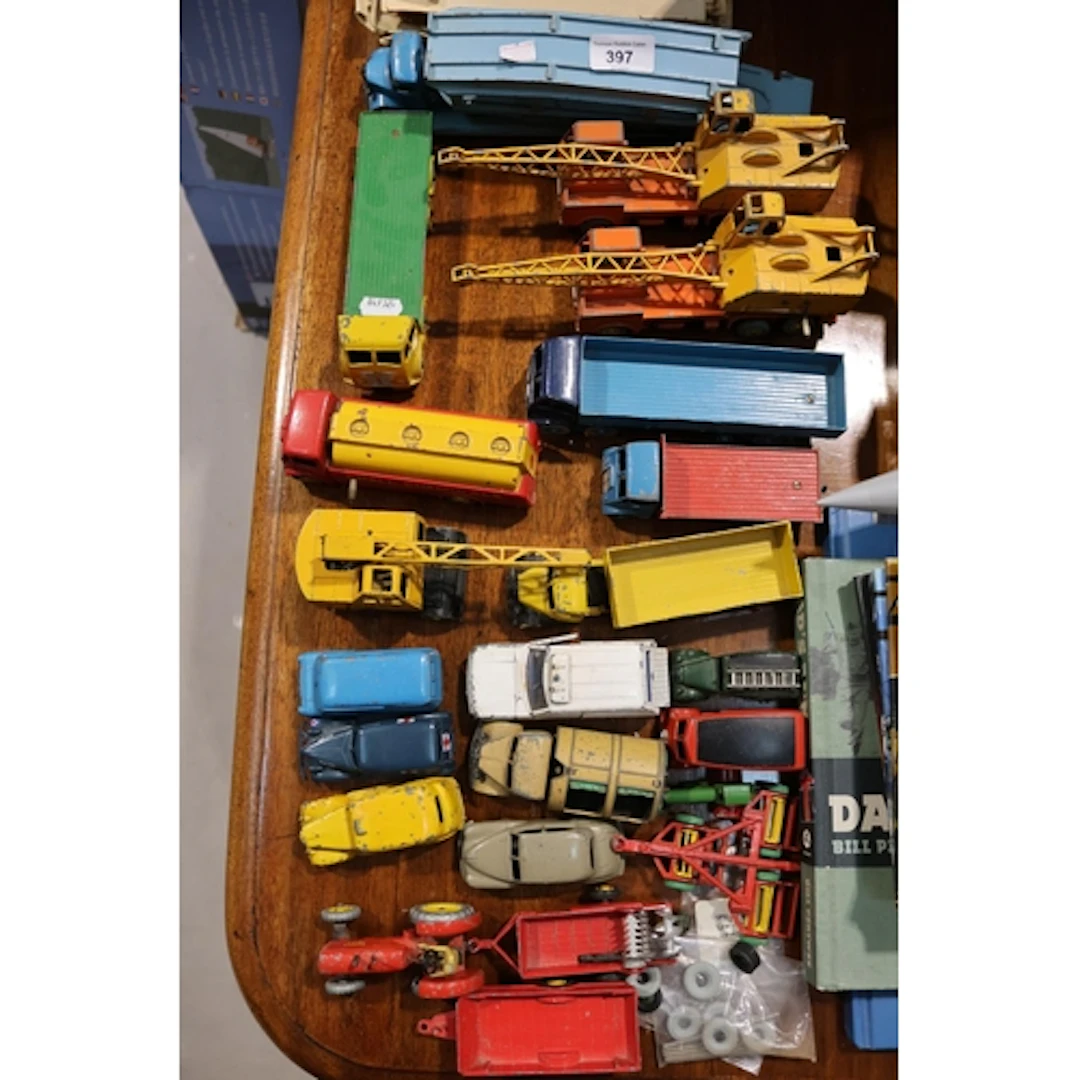 Dinky Toys diecast model vehicles to include Massey Harris t...