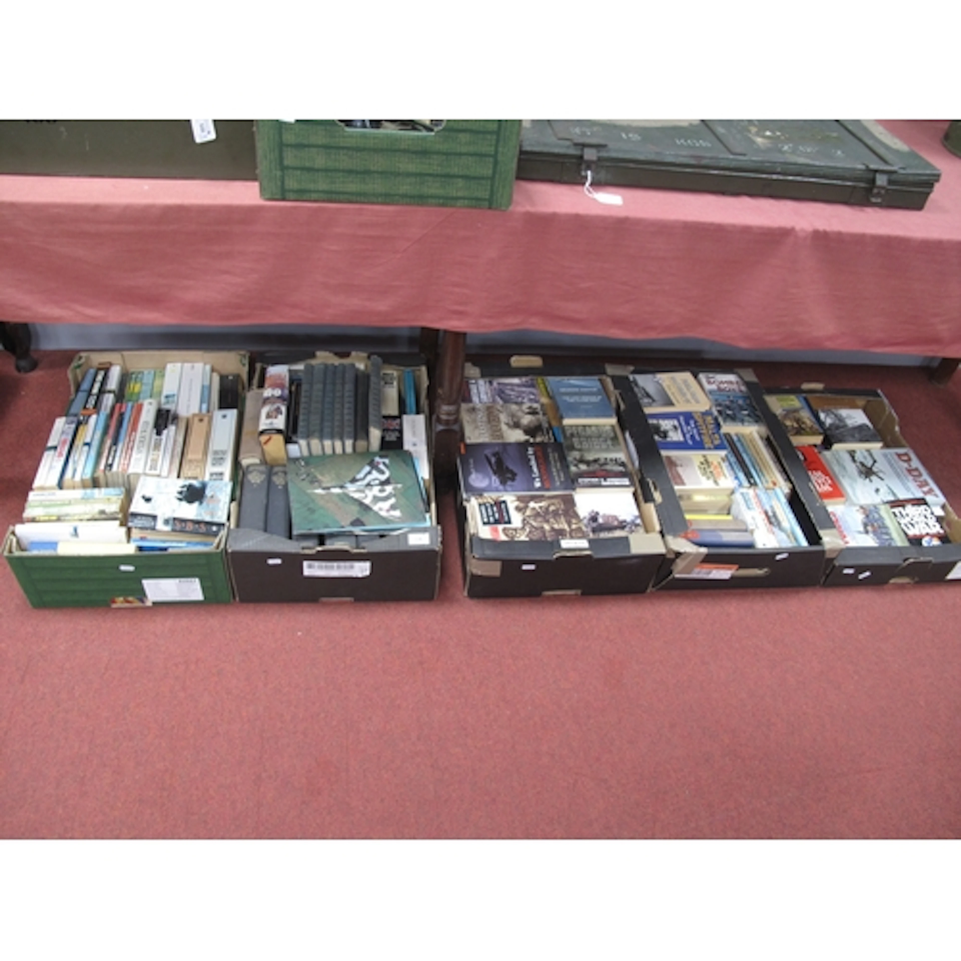 Military & Churchill themed Hardback Books, including 'The S...