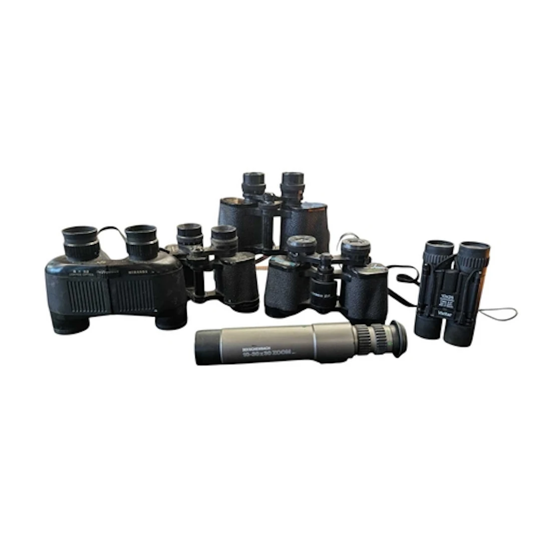 A collection of vintage 20th century binoculars. The collect...
